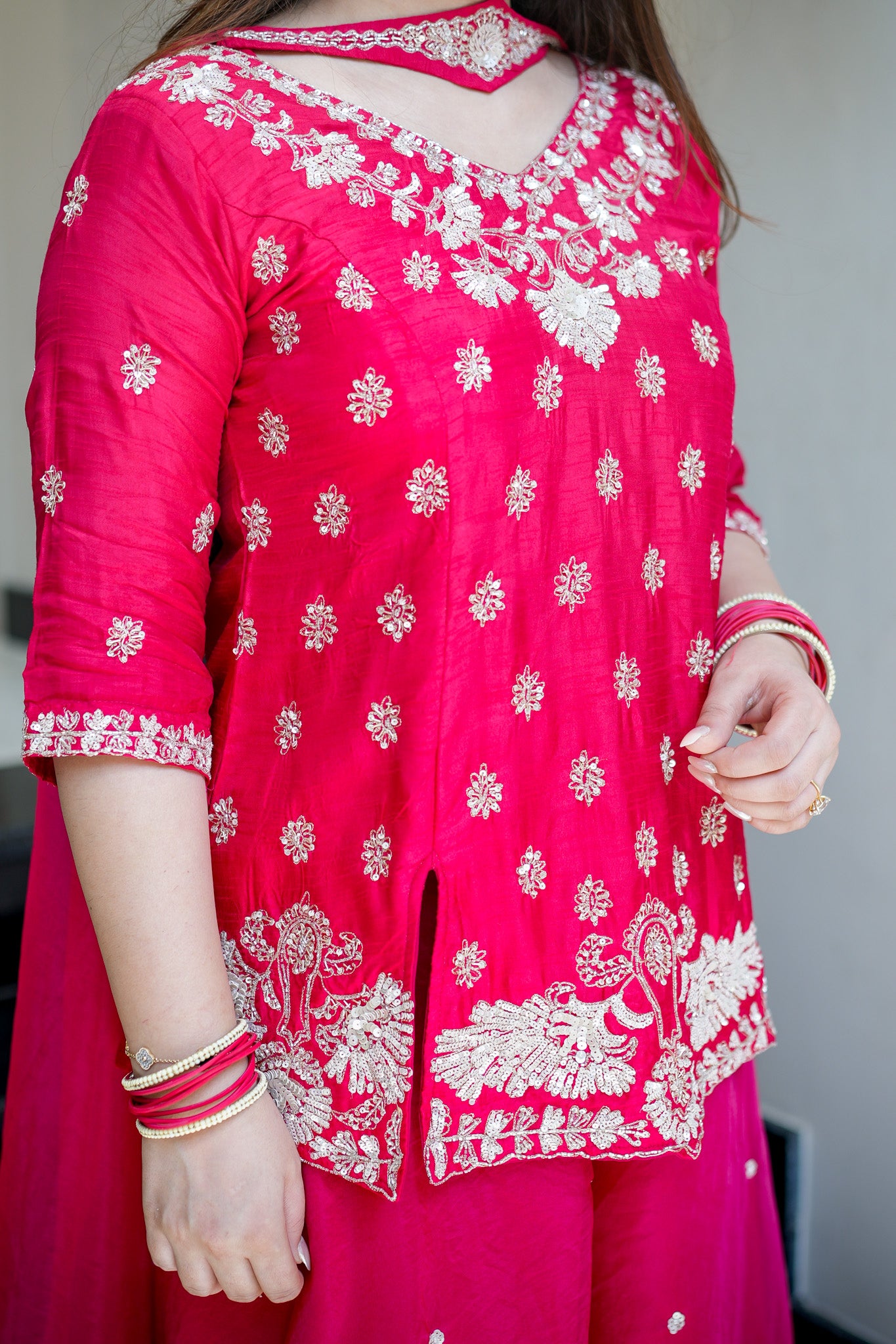 Raahat Hand Embroidered Garara Set