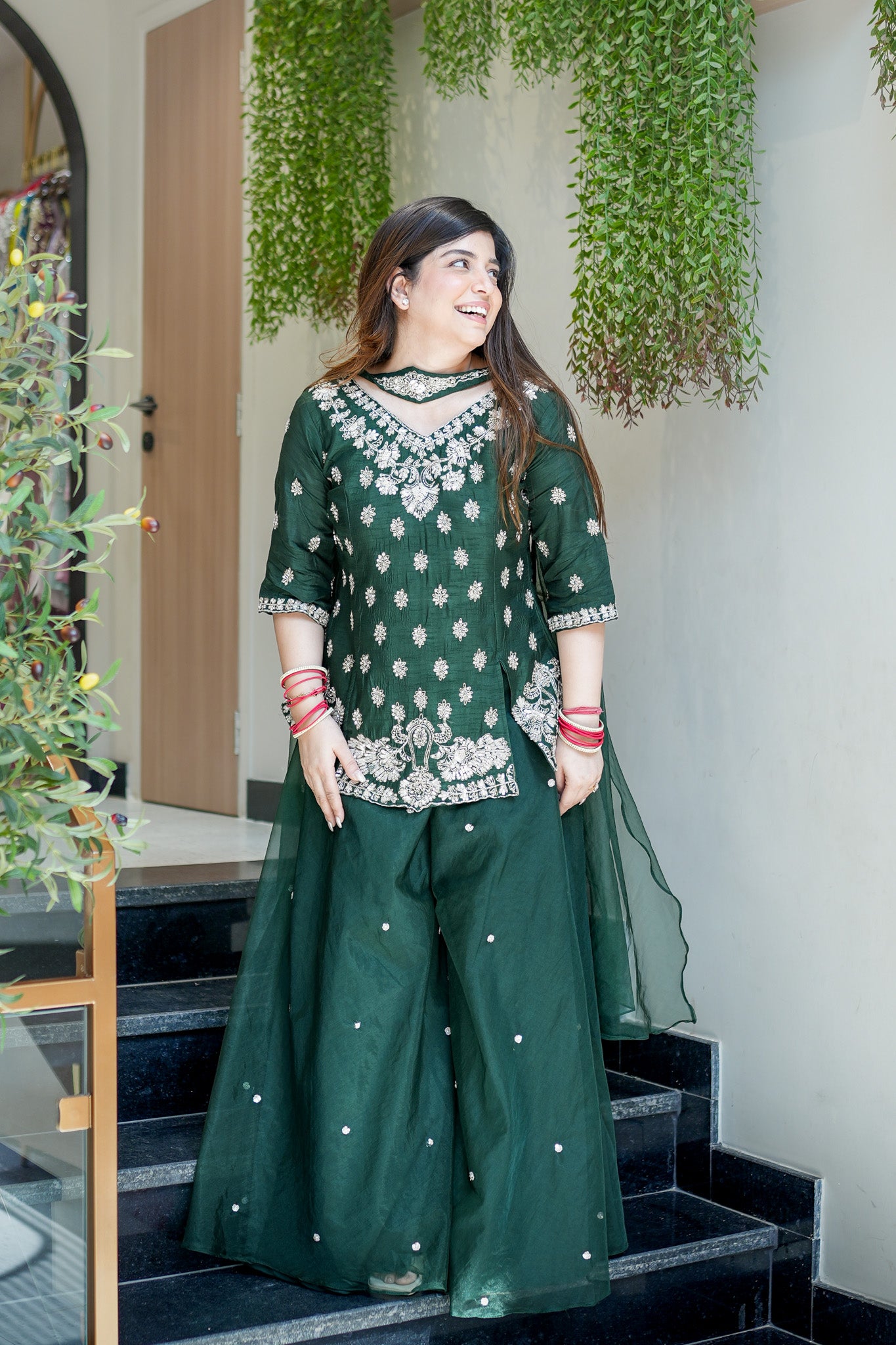 Raahat Hand Embroidered Garara Set