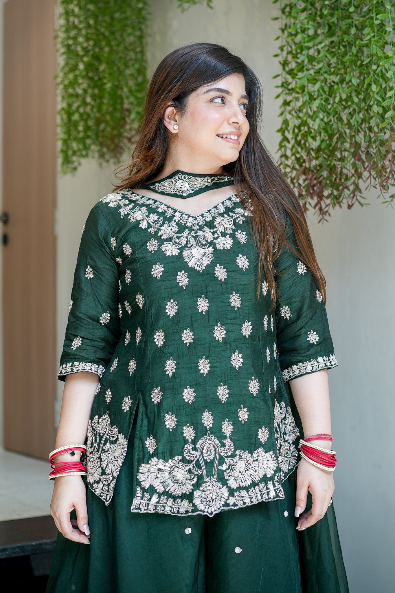 Raahat Hand Embroidered Garara Set