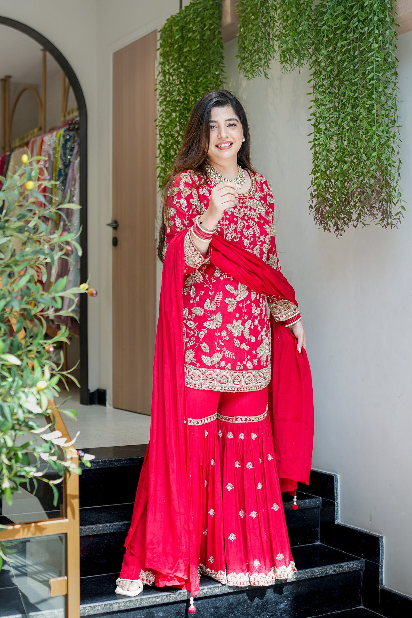 Raabta Hand Embroidered Sharara Set