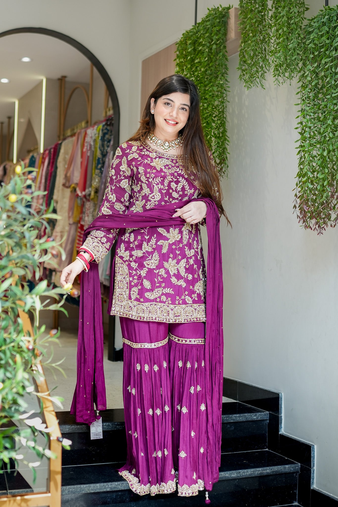 Raabta Hand Embroidered Sharara Set