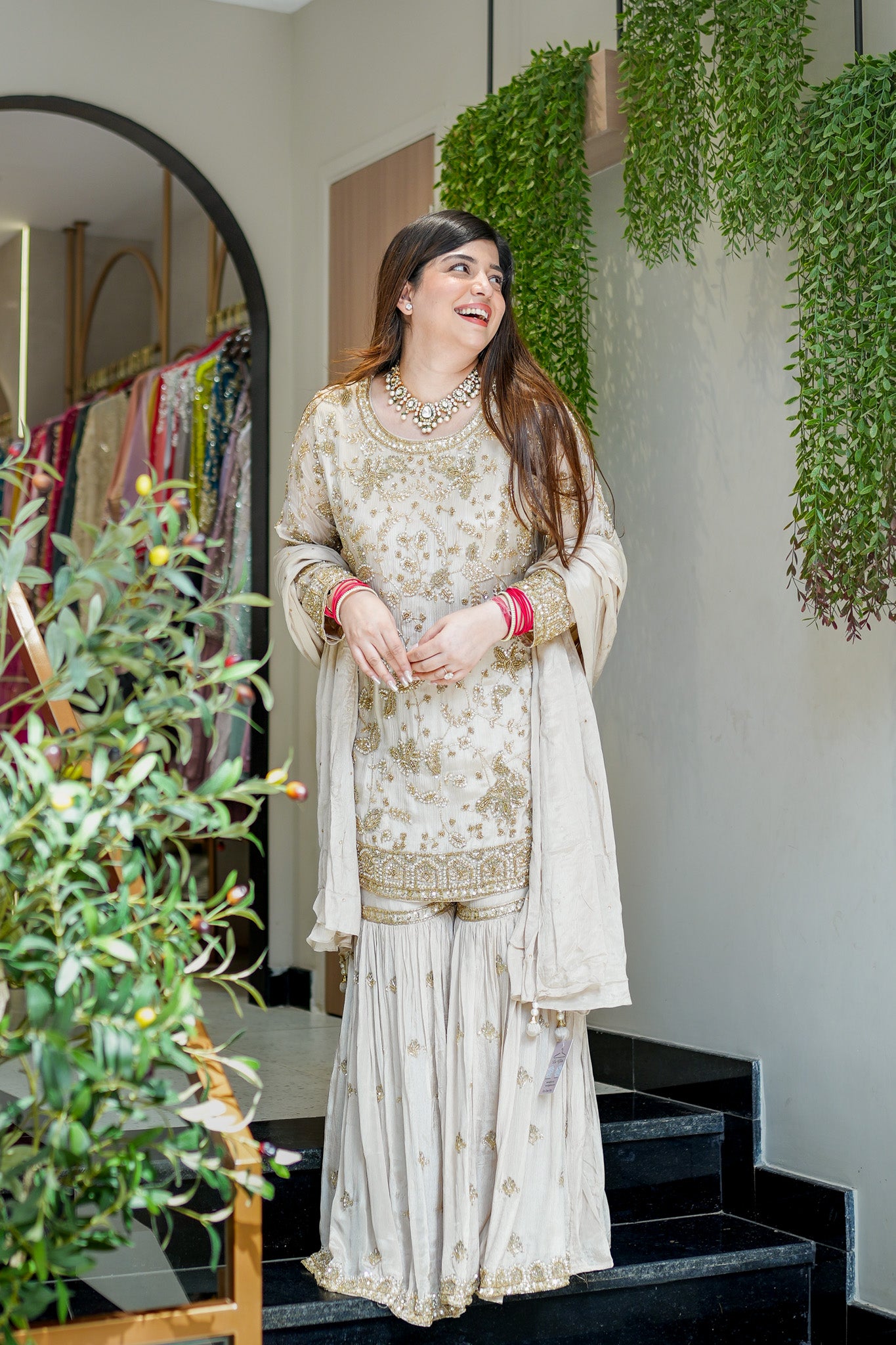 Raabta Hand Embroidered Sharara Set