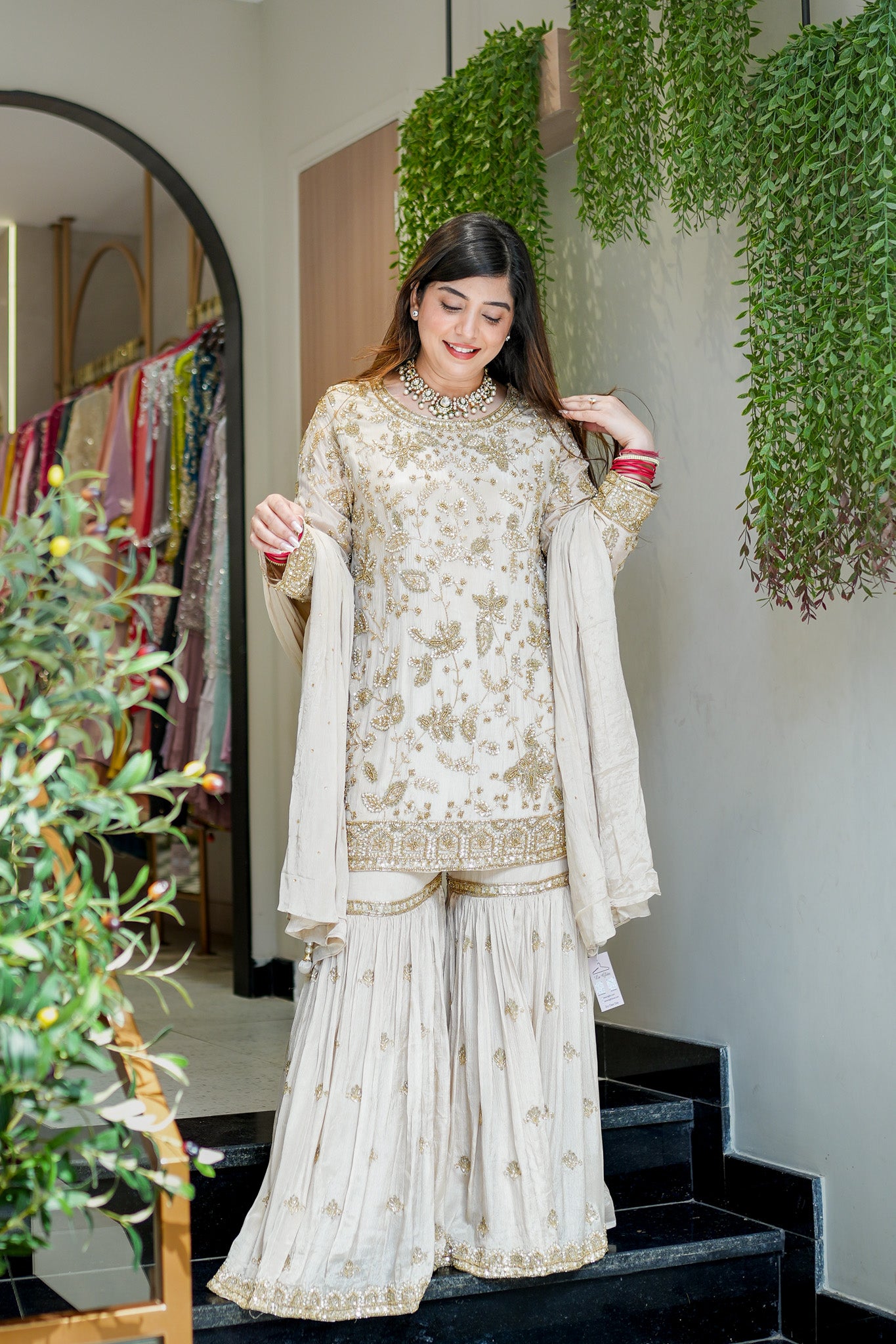 Raabta Hand Embroidered Sharara Set