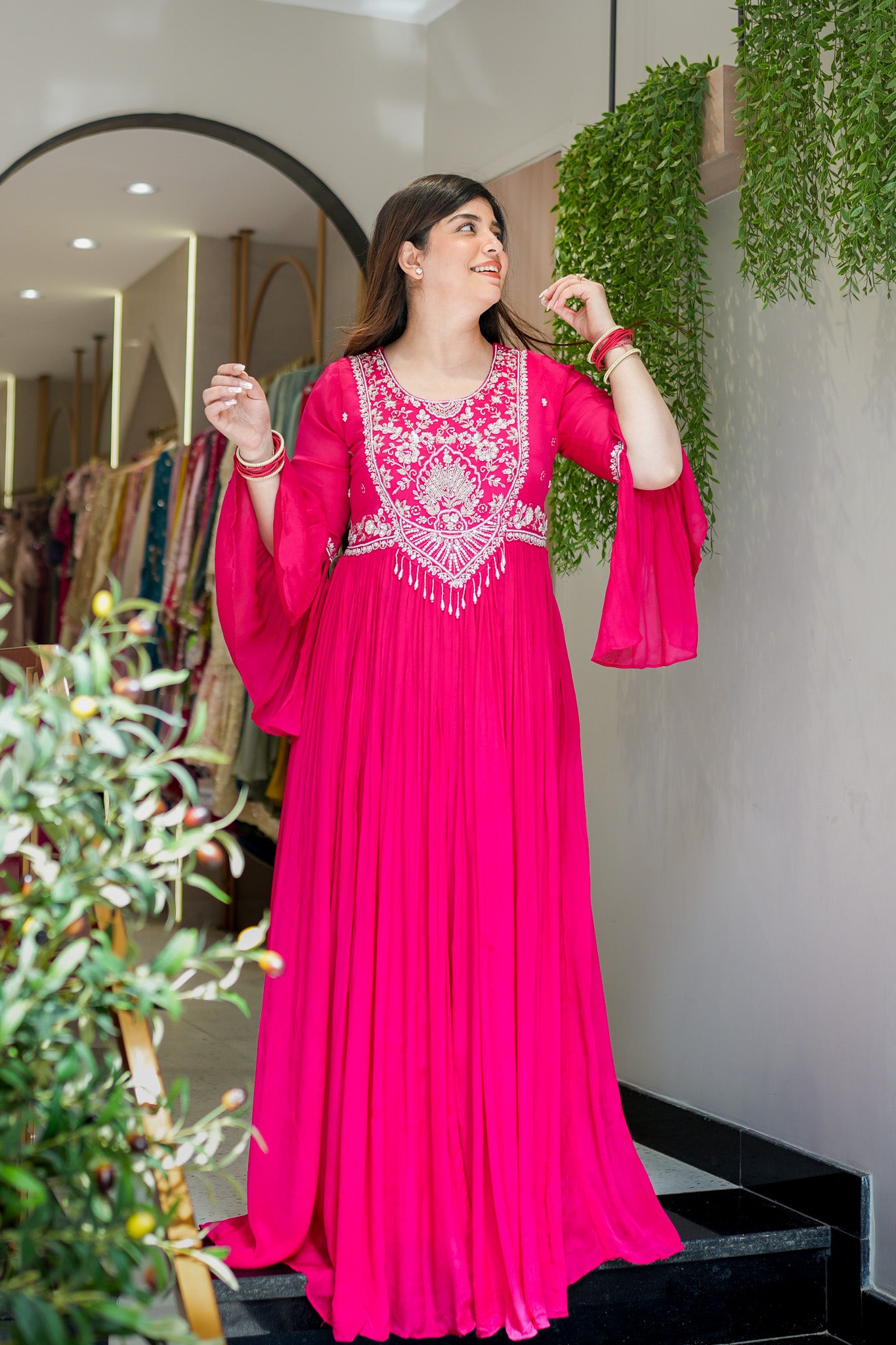 Rinayat Embroidered Maxi Dress