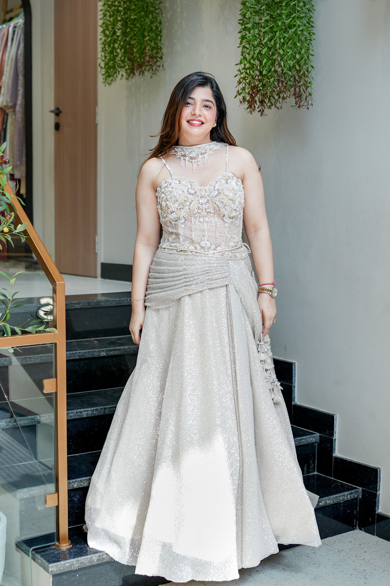 Sharvi Hand Embroidered Lehenga