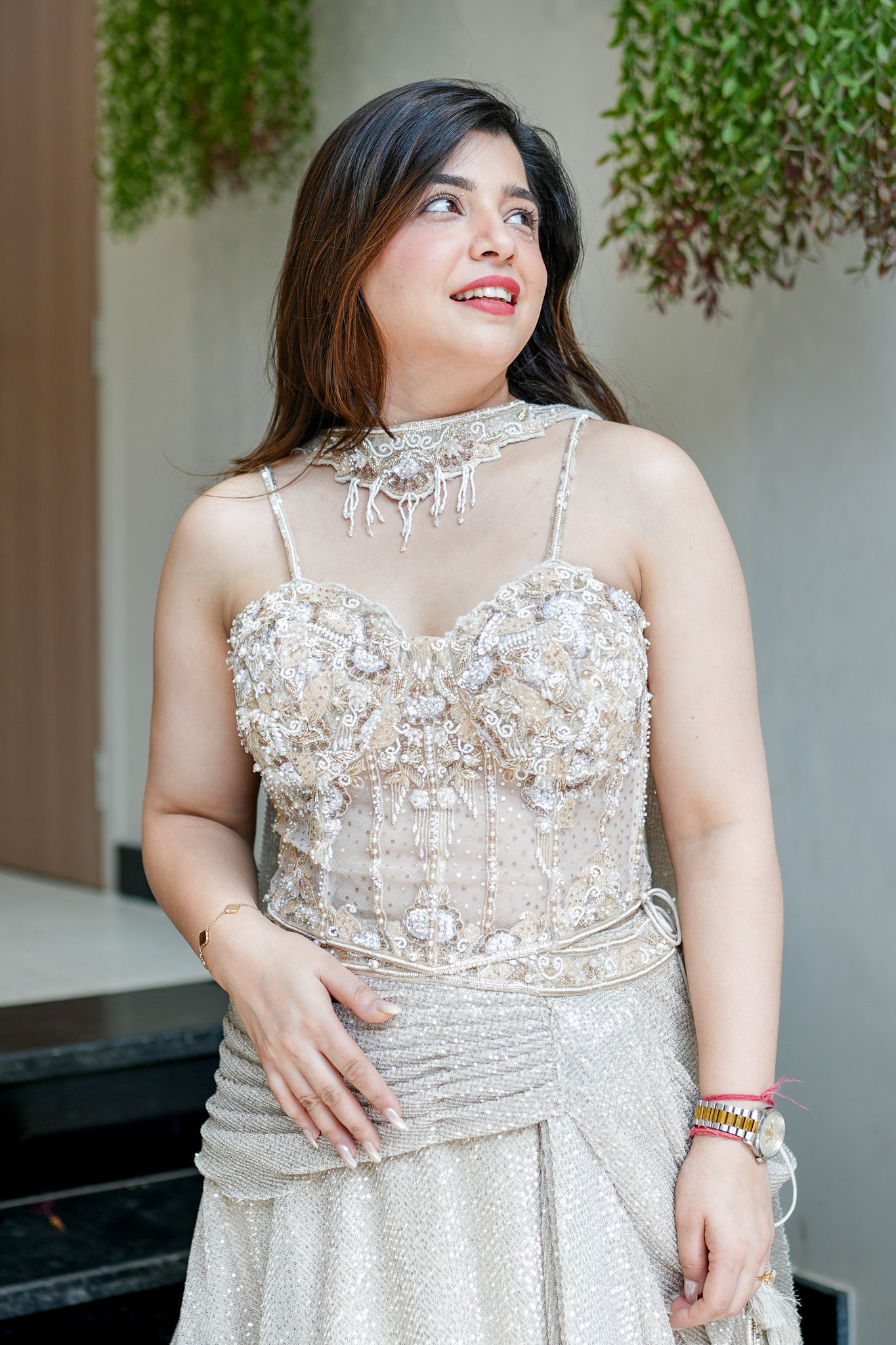 Sharvi Hand Embroidered Lehenga