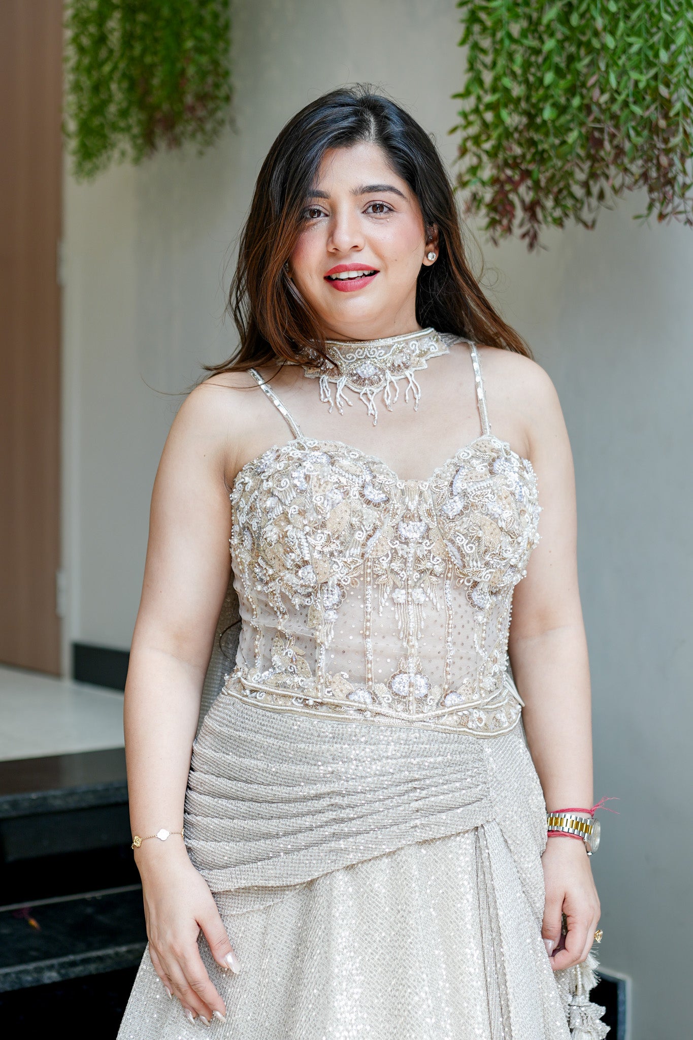 Sharvi Hand Embroidered Lehenga