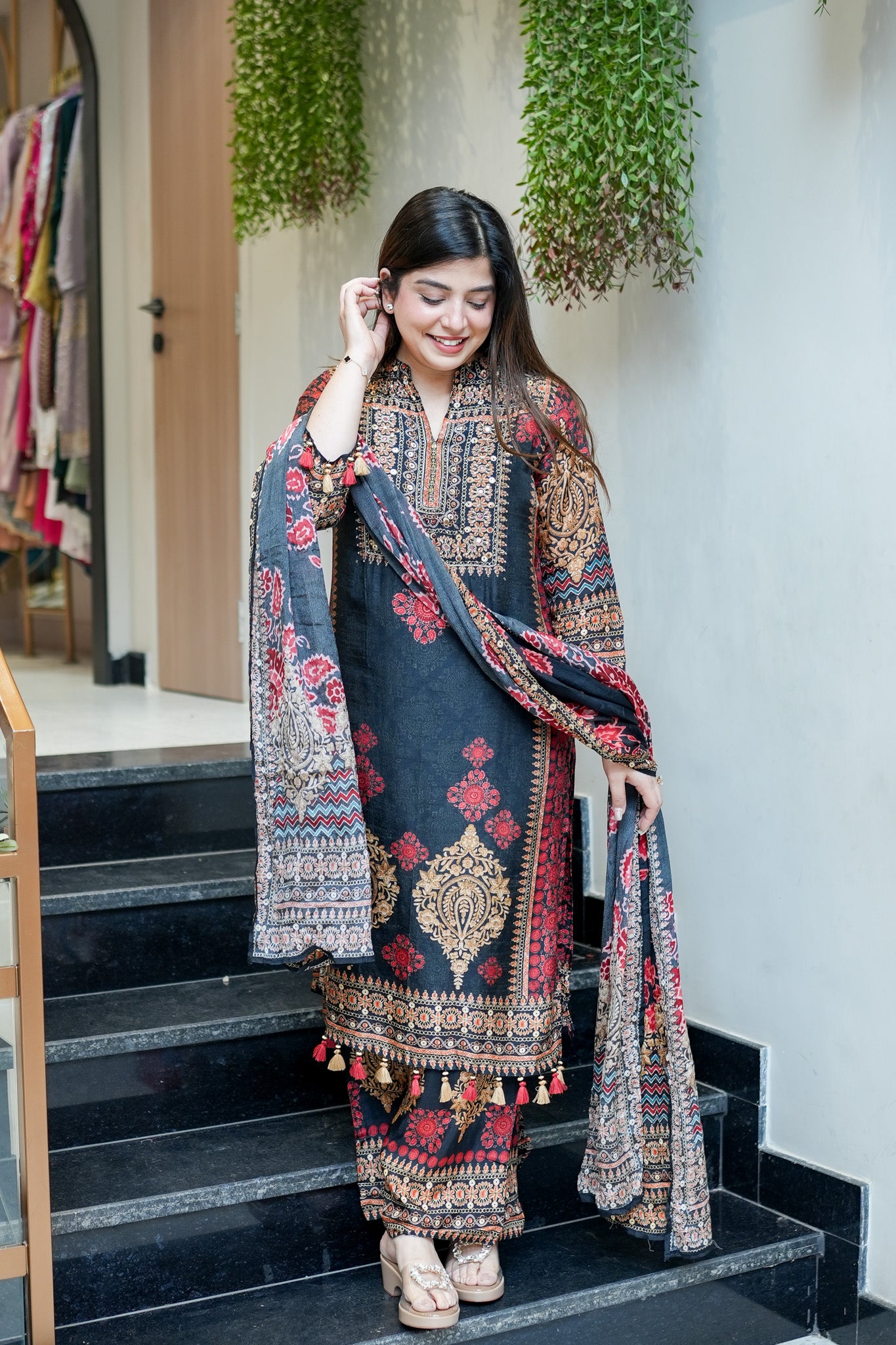 Nyra Printed Suit Set