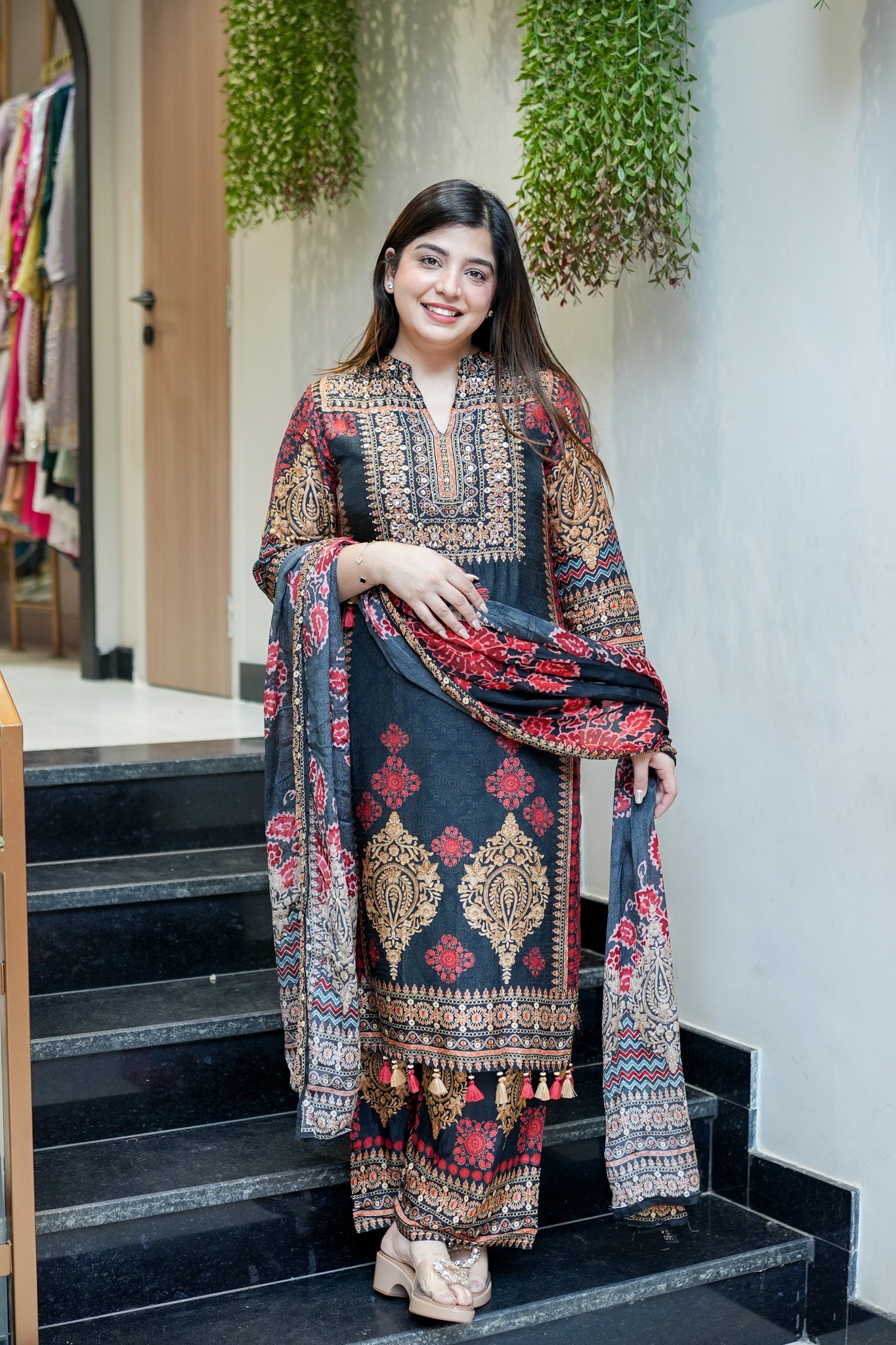 Nyra Printed Suit Set