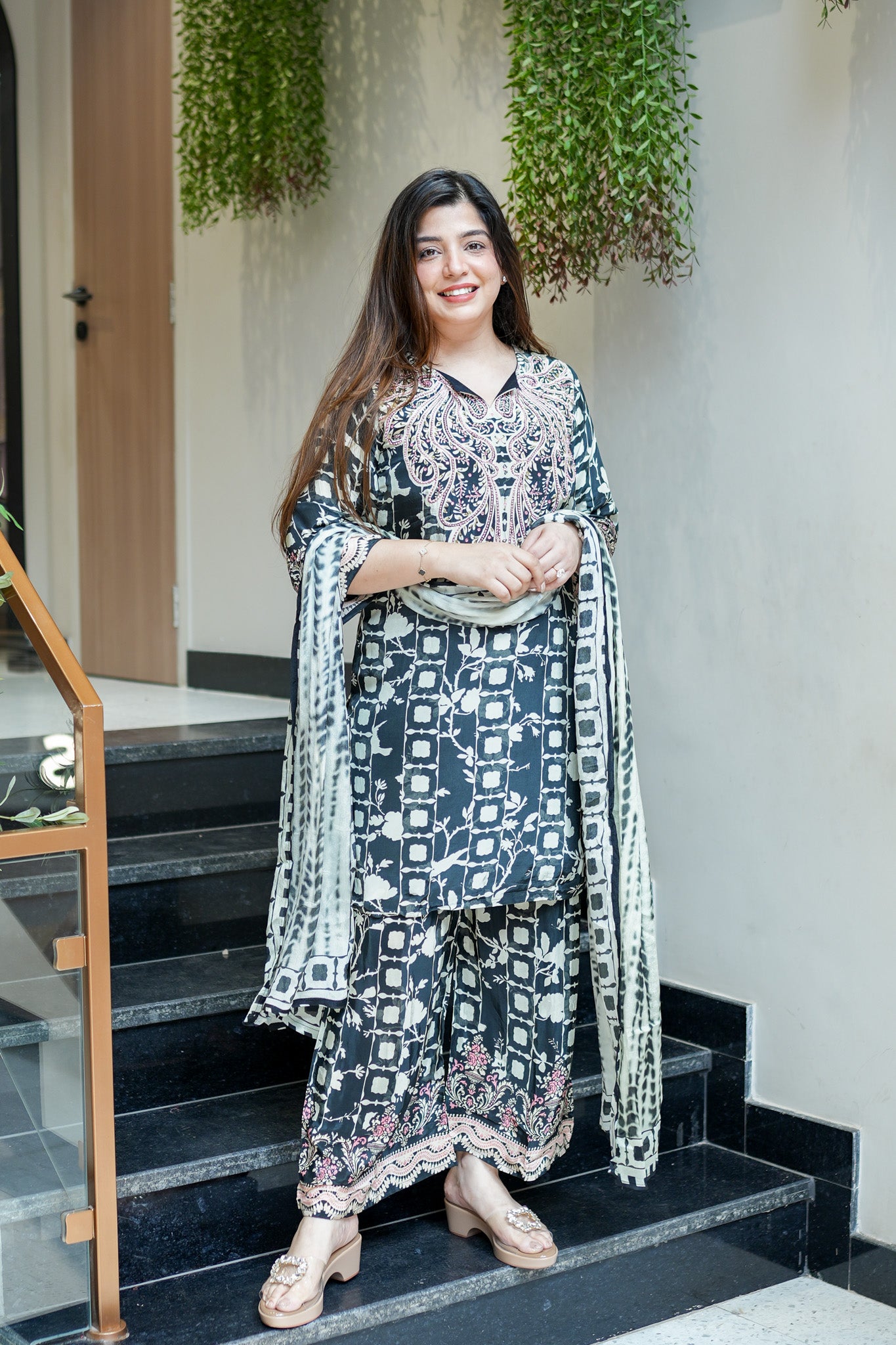Nyra Printed Suit Set