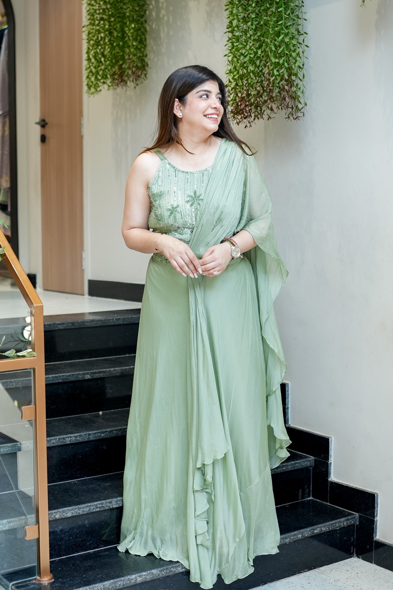 Tanira Embroidered Skirt Set