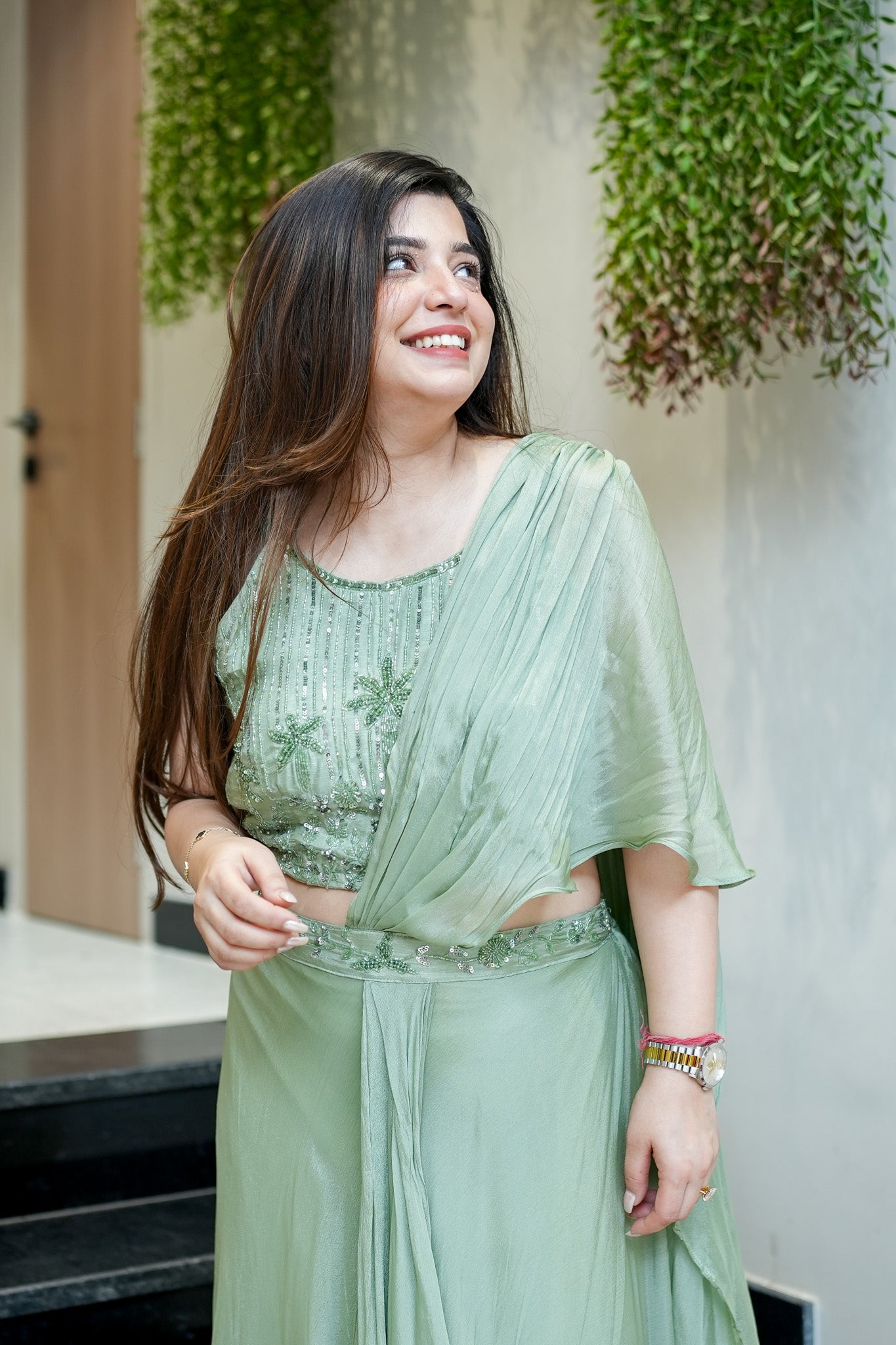 Tanira Embroidered Skirt Set