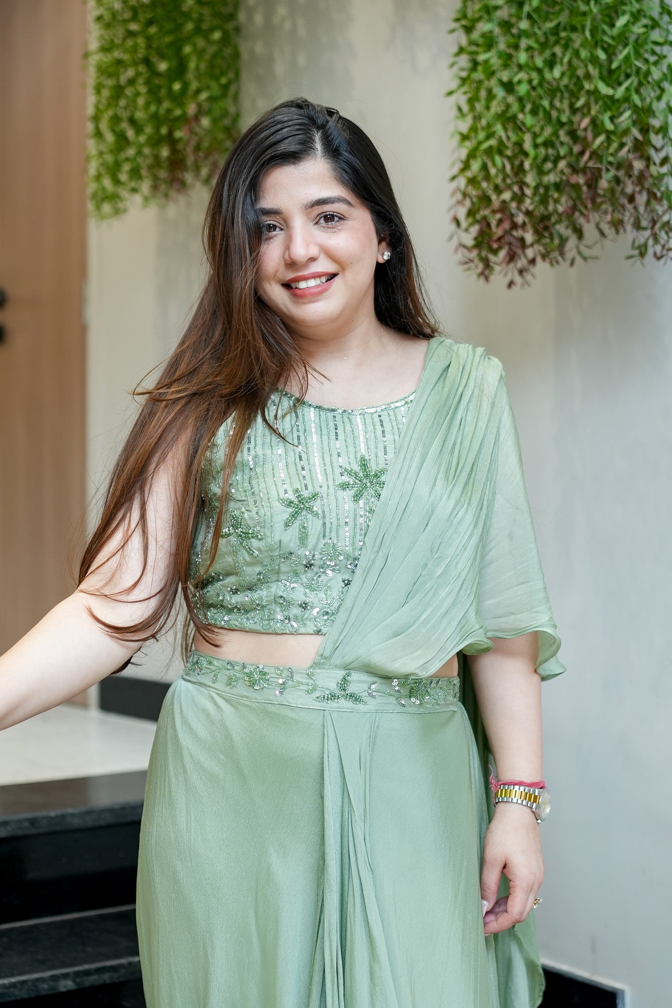 Tanira Embroidered Skirt Set