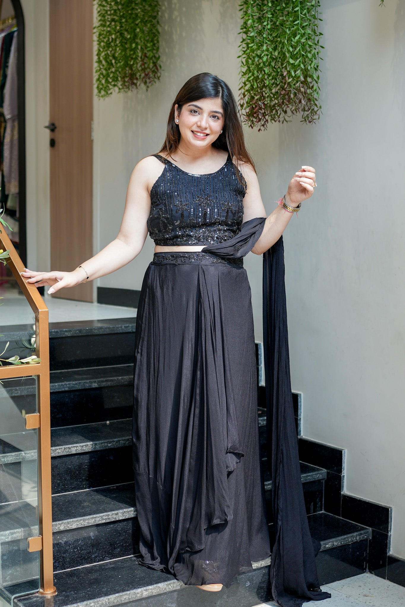 Tanira Embroidered Skirt Set
