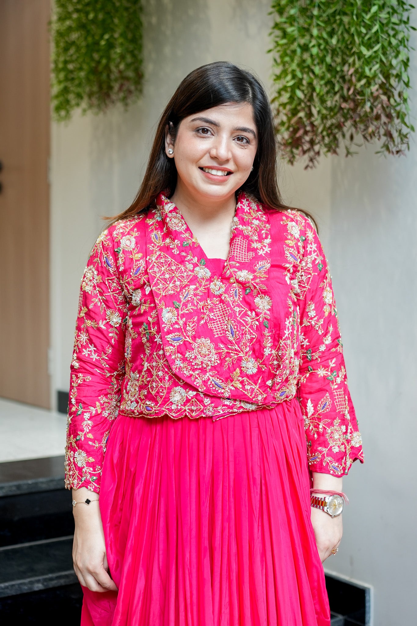 Yamika Embroidered Three Piece Set