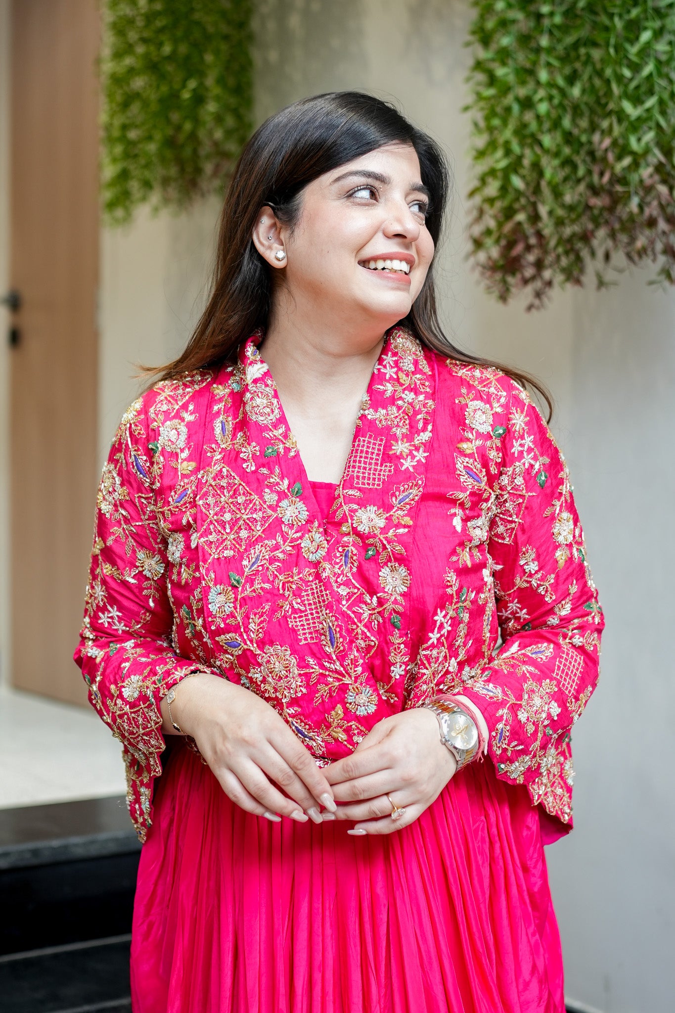 Yamika Embroidered Three Piece Set