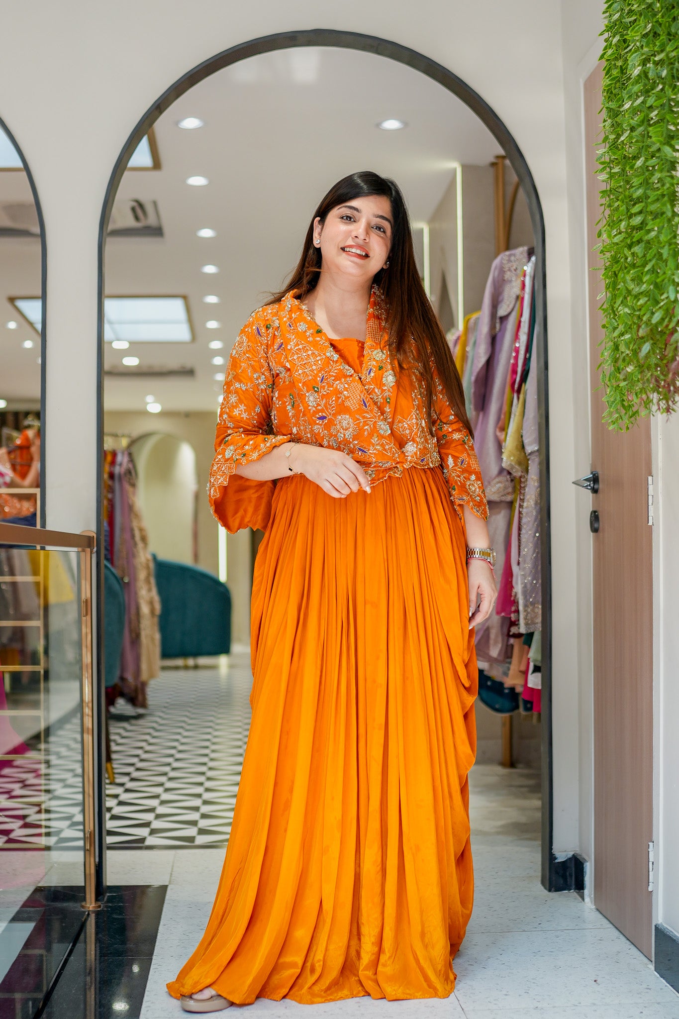 Yamika Embroidered Three Piece Set