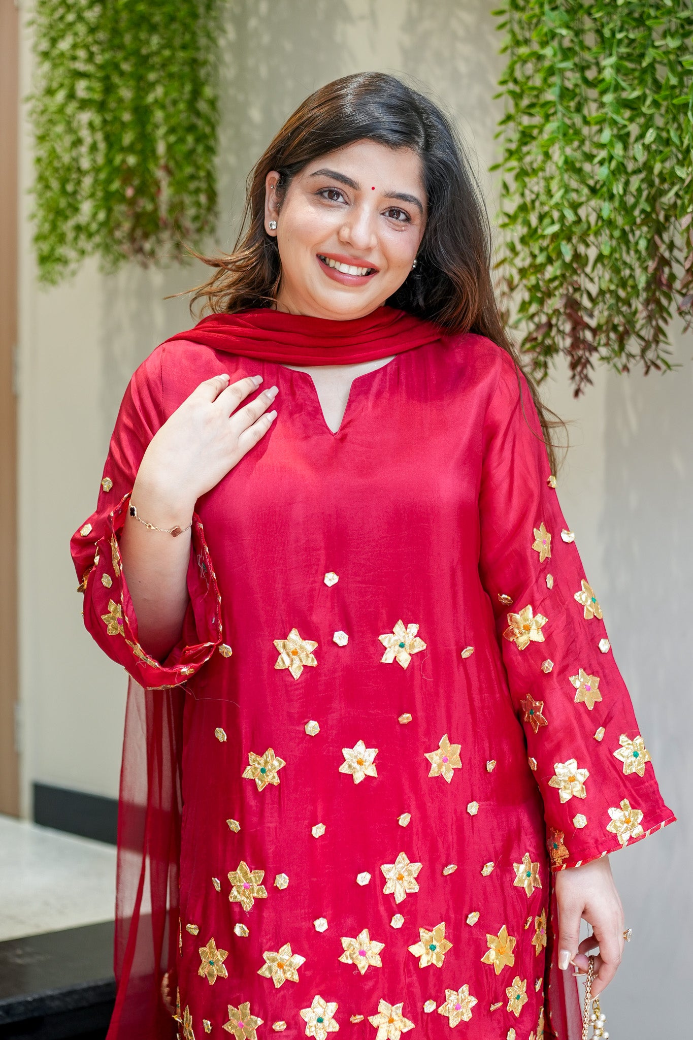 Pravya Gotta Detailing Farshi Salwar Set