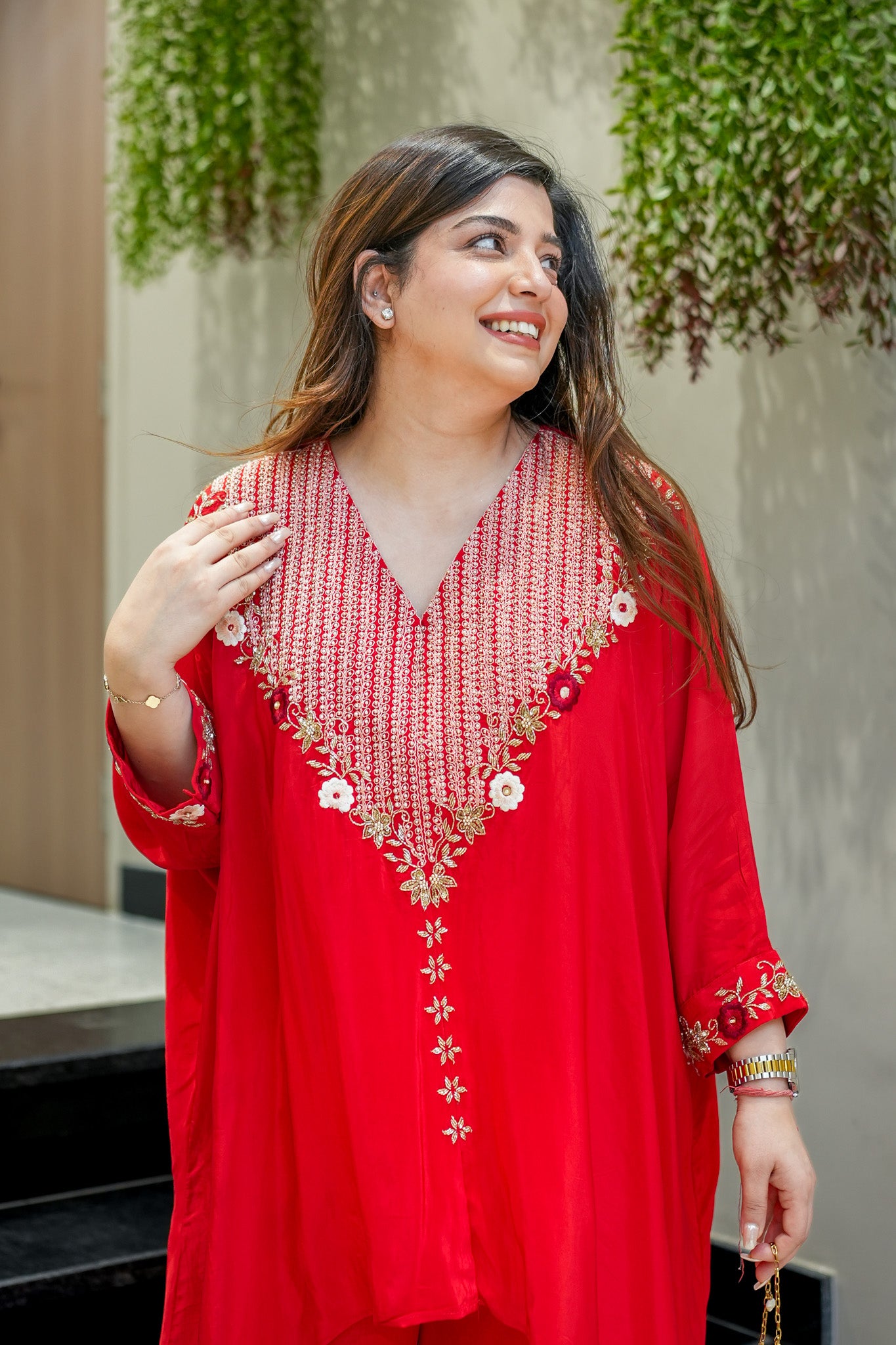 Zivya Embroidered Co ord Set