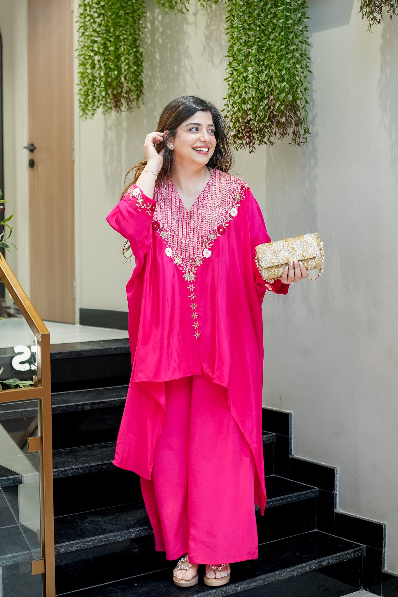 Zivya Embroidered Co ord Set