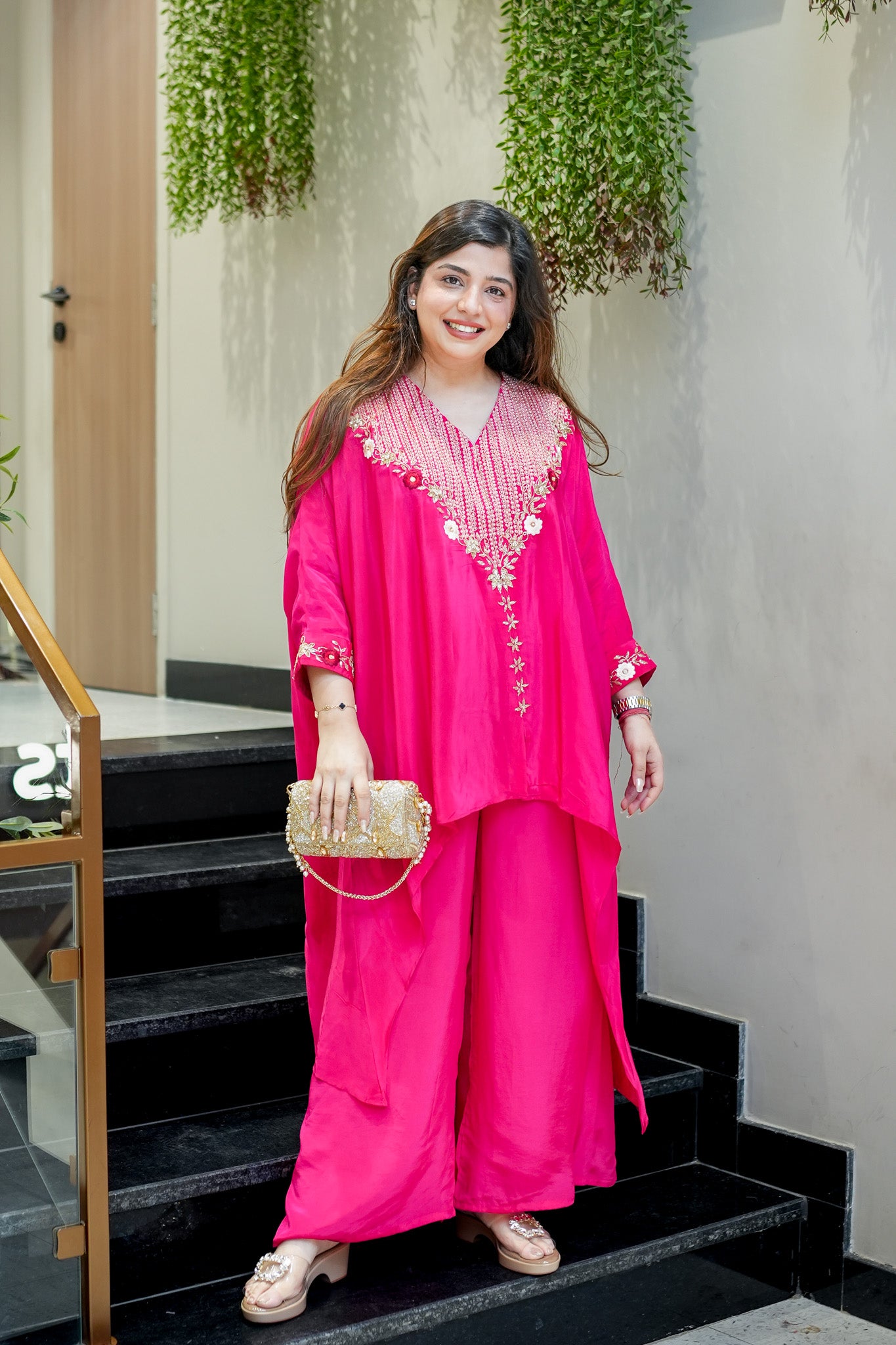 Zivya Embroidered Co ord Set