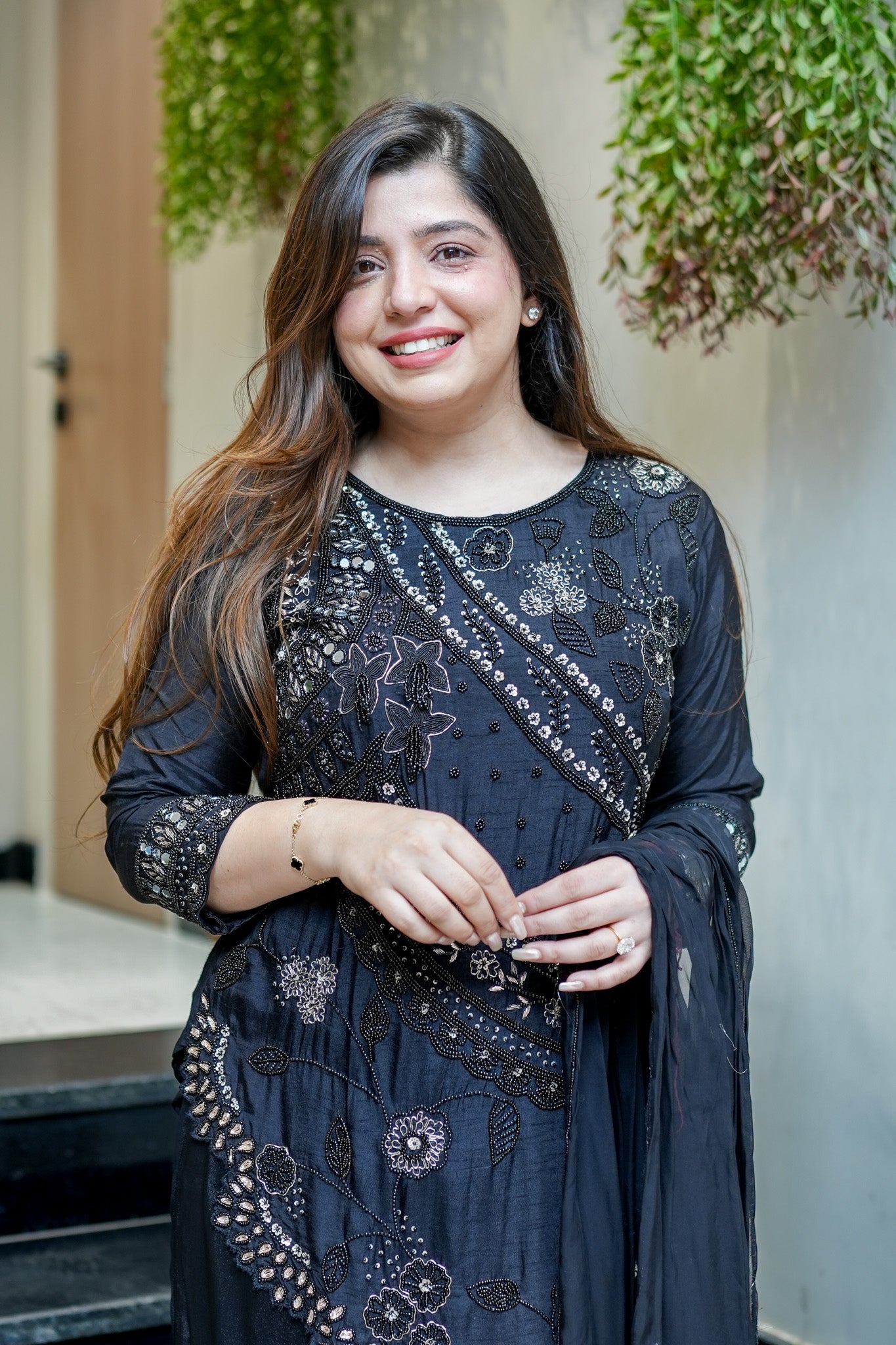 Neyara Embroidered Upside Down Suit Set