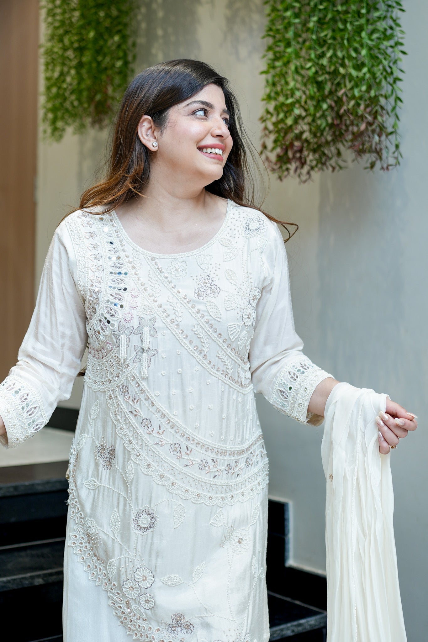 Neyara Embroidered Upside Down Suit Set