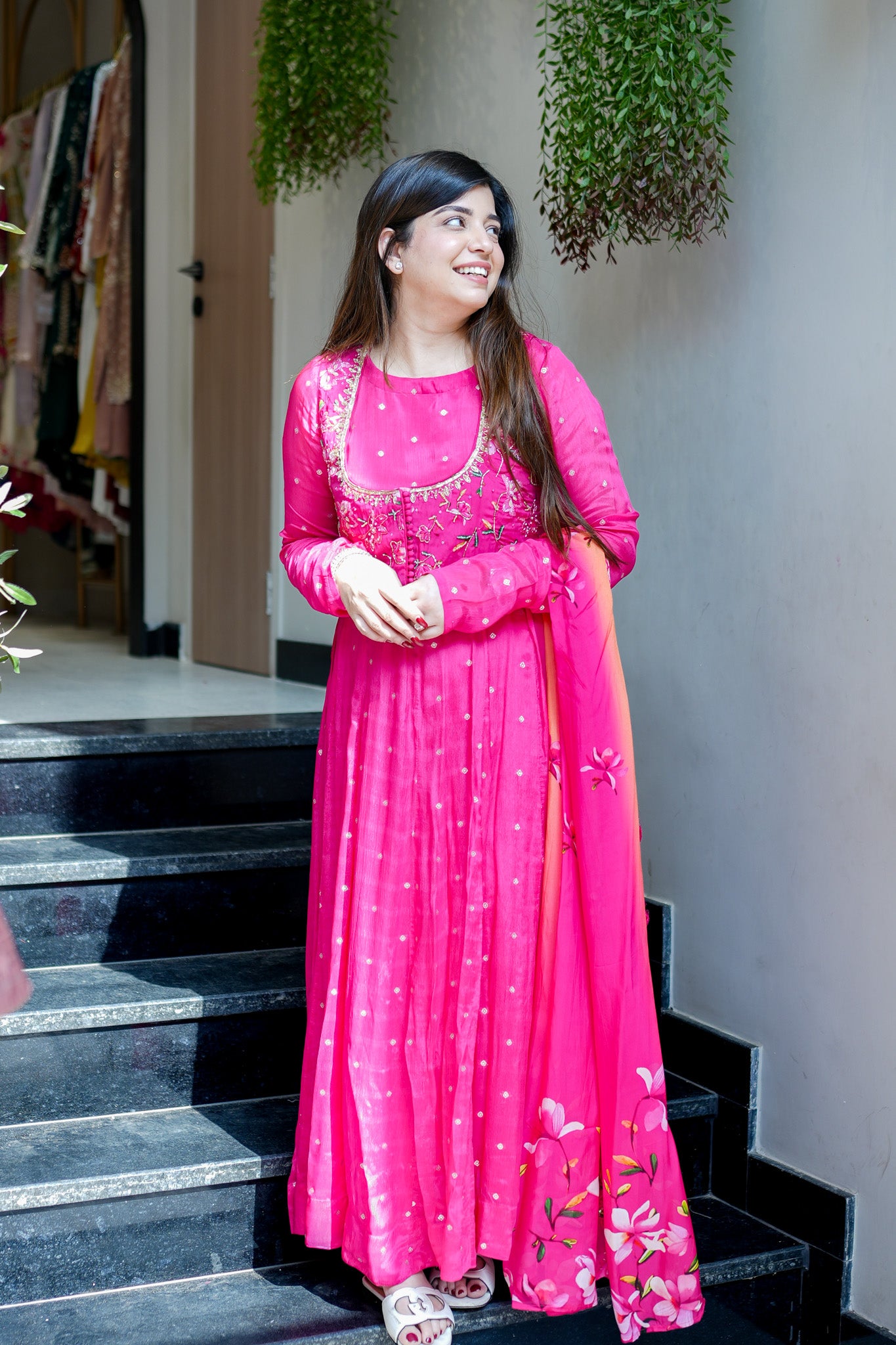Aira Embroidered Anarkali Suit Set