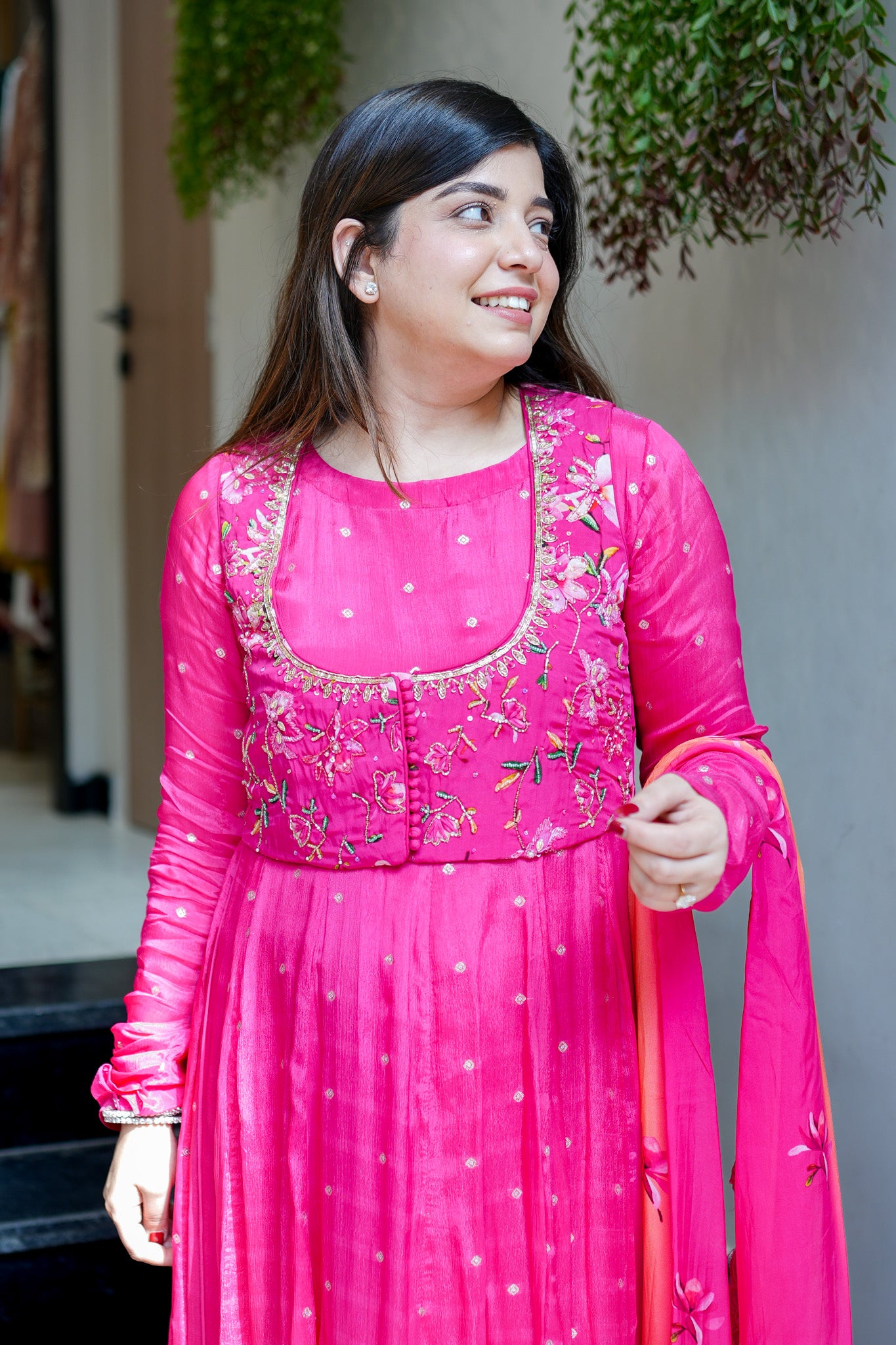 Aira Embroidered Anarkali Suit Set