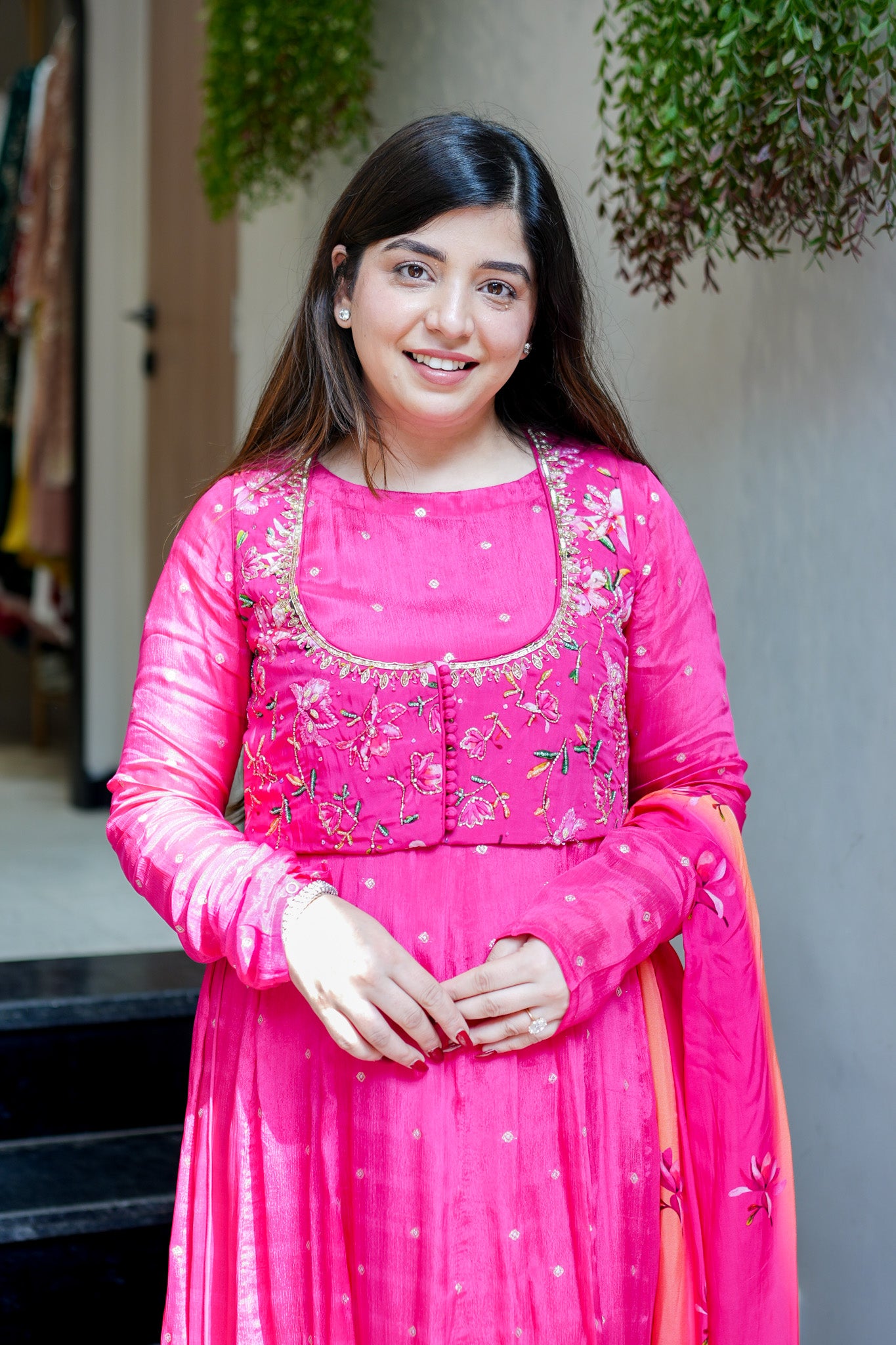 Aira Embroidered Anarkali Suit Set