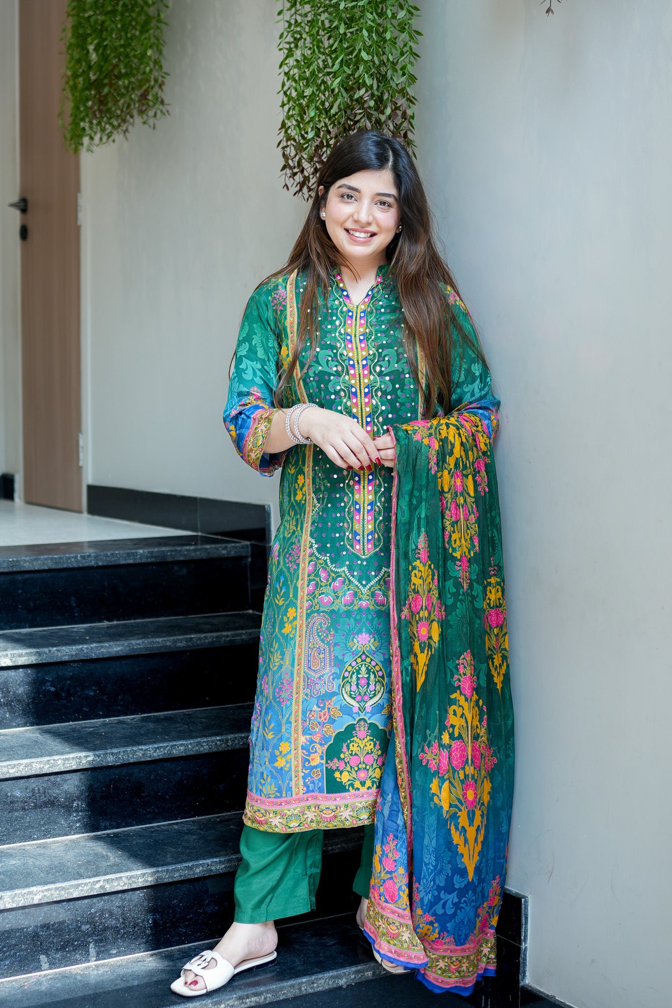 Anvaya Digital Print Suit Set