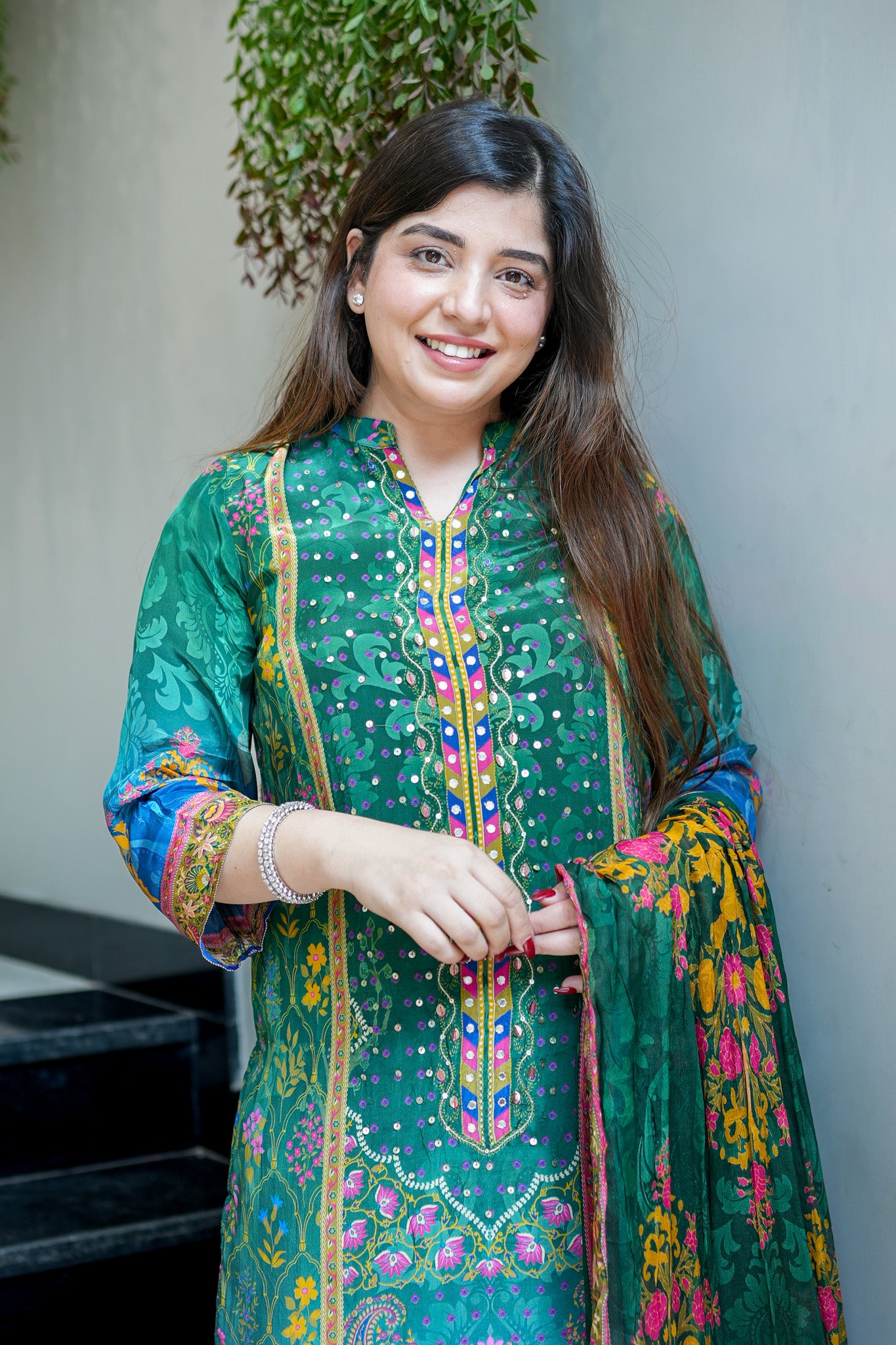 Anvaya Digital Print Suit Set