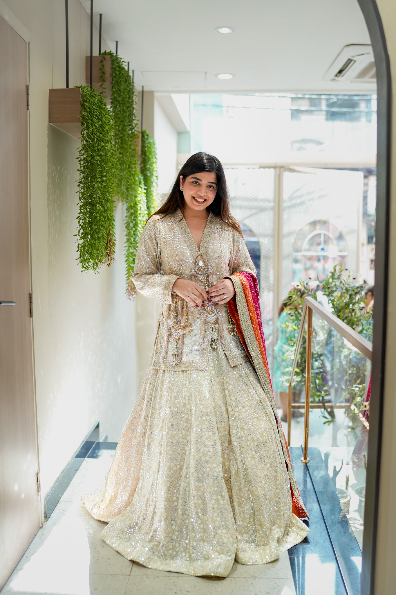 Aqsa Hand Embroidered Lehenga