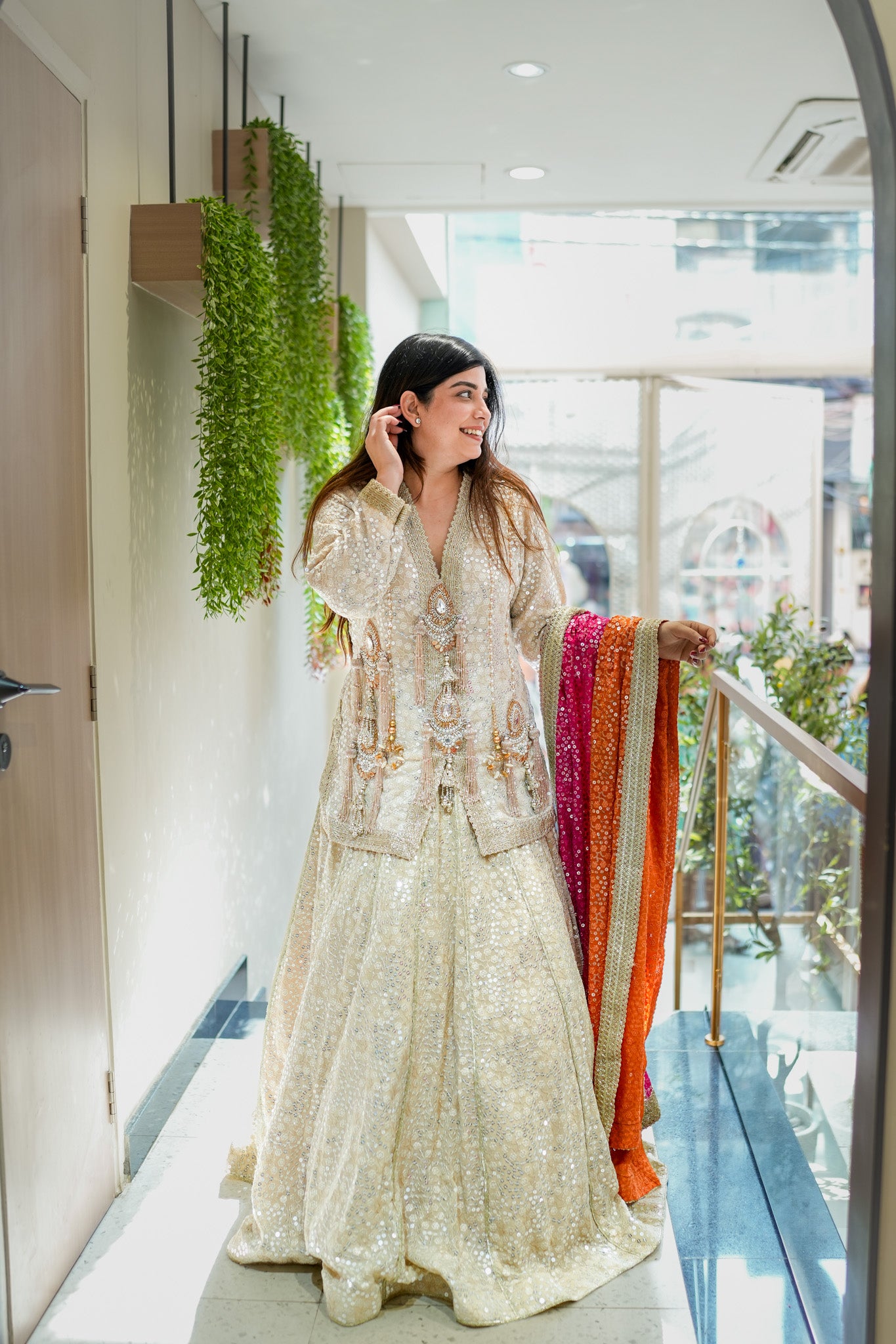 Aqsa Hand Embroidered Lehenga
