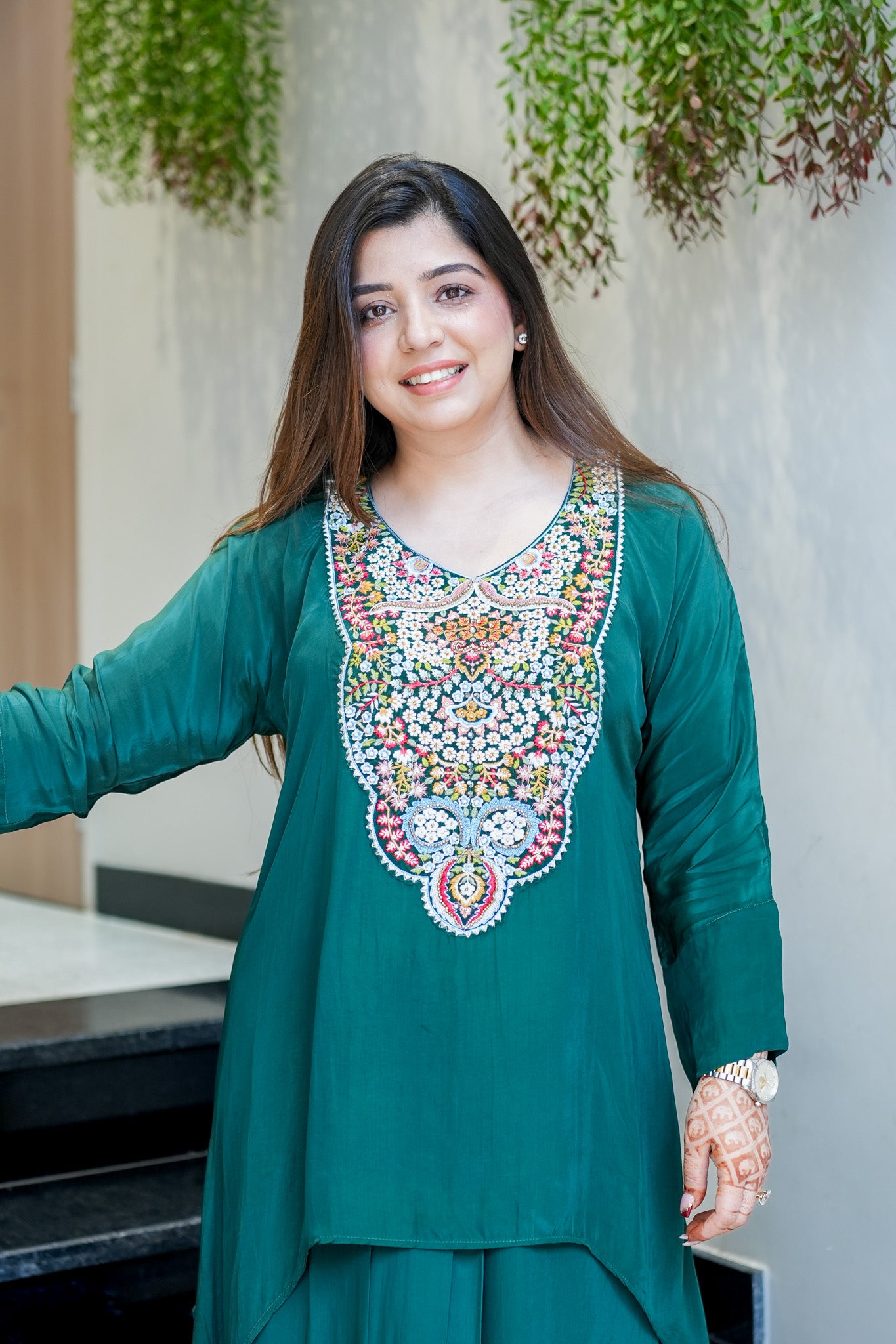 Vihana Embroidered Co ord Set