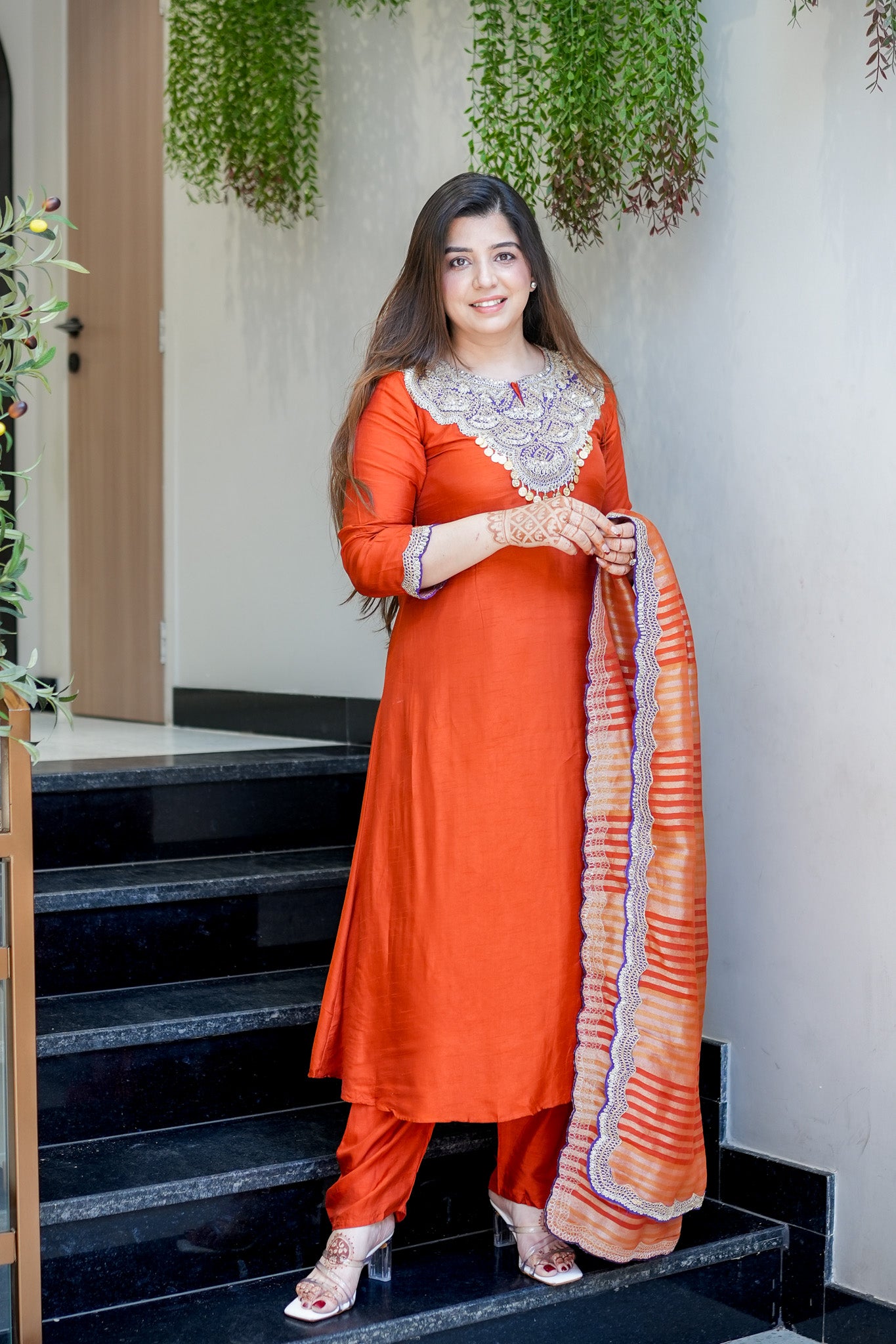 Neelaya Embroidered Suit Set