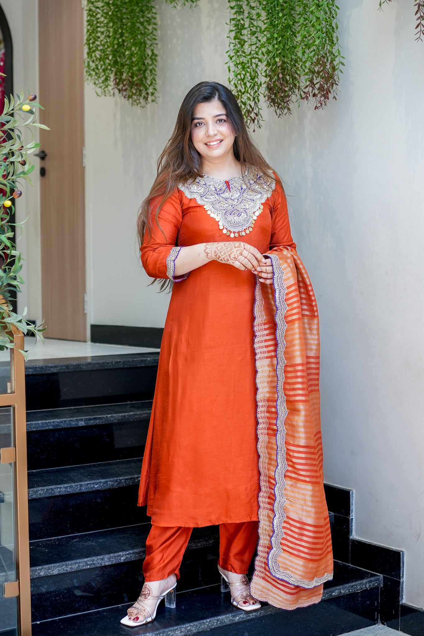 Neelaya Embroidered Suit Set