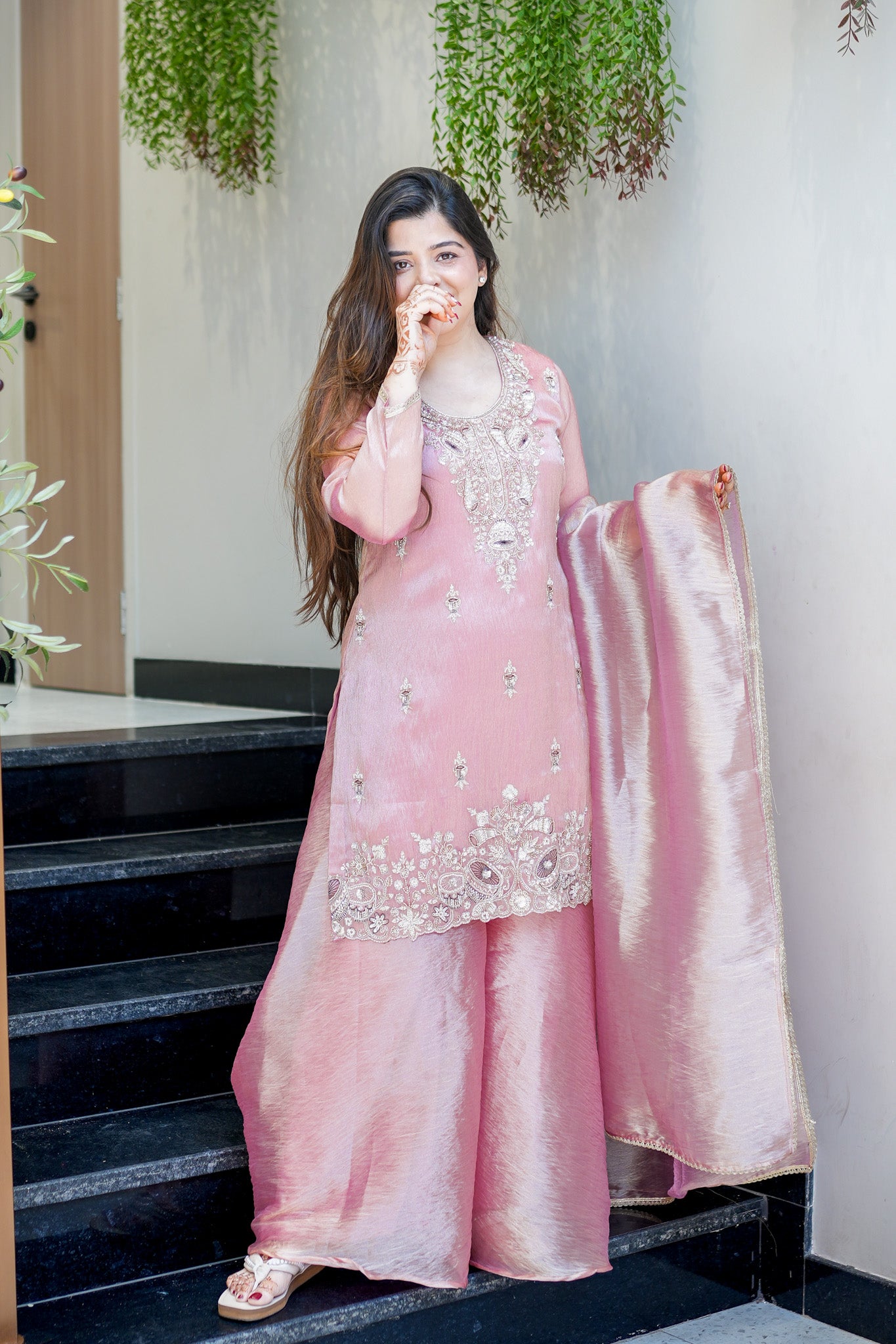 Urmi Embroidered Garara Suit Set
