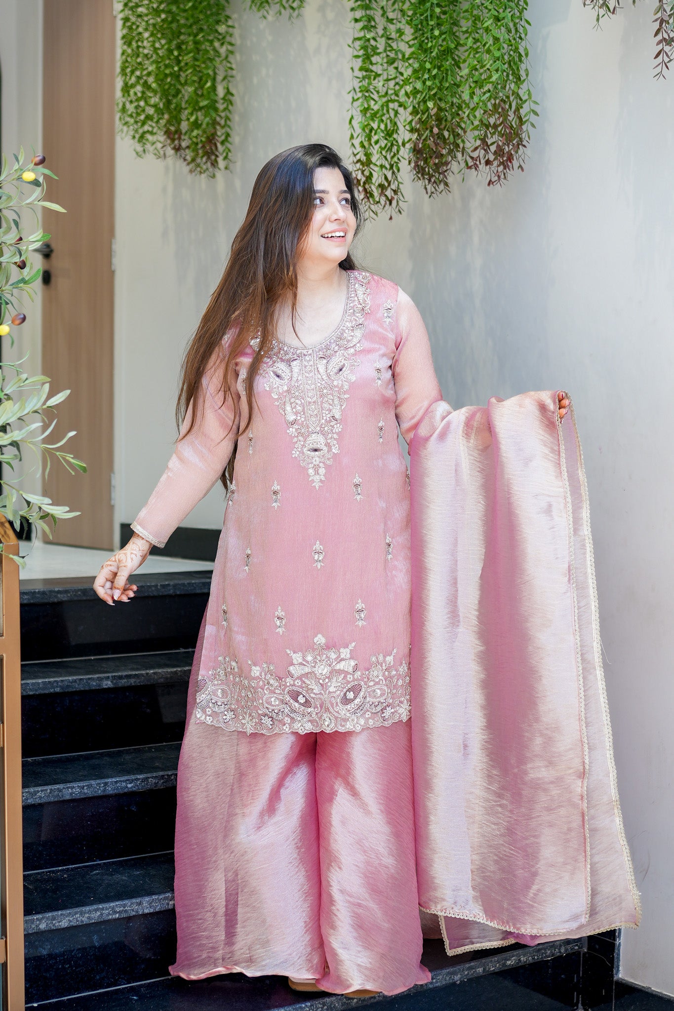 Urmi Embroidered Garara Suit Set