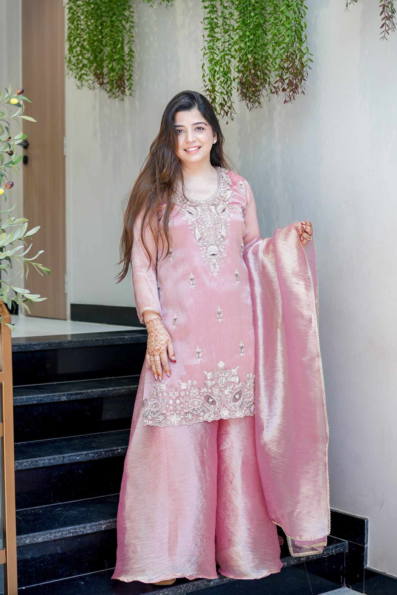 Urmi Embroidered Garara Suit Set