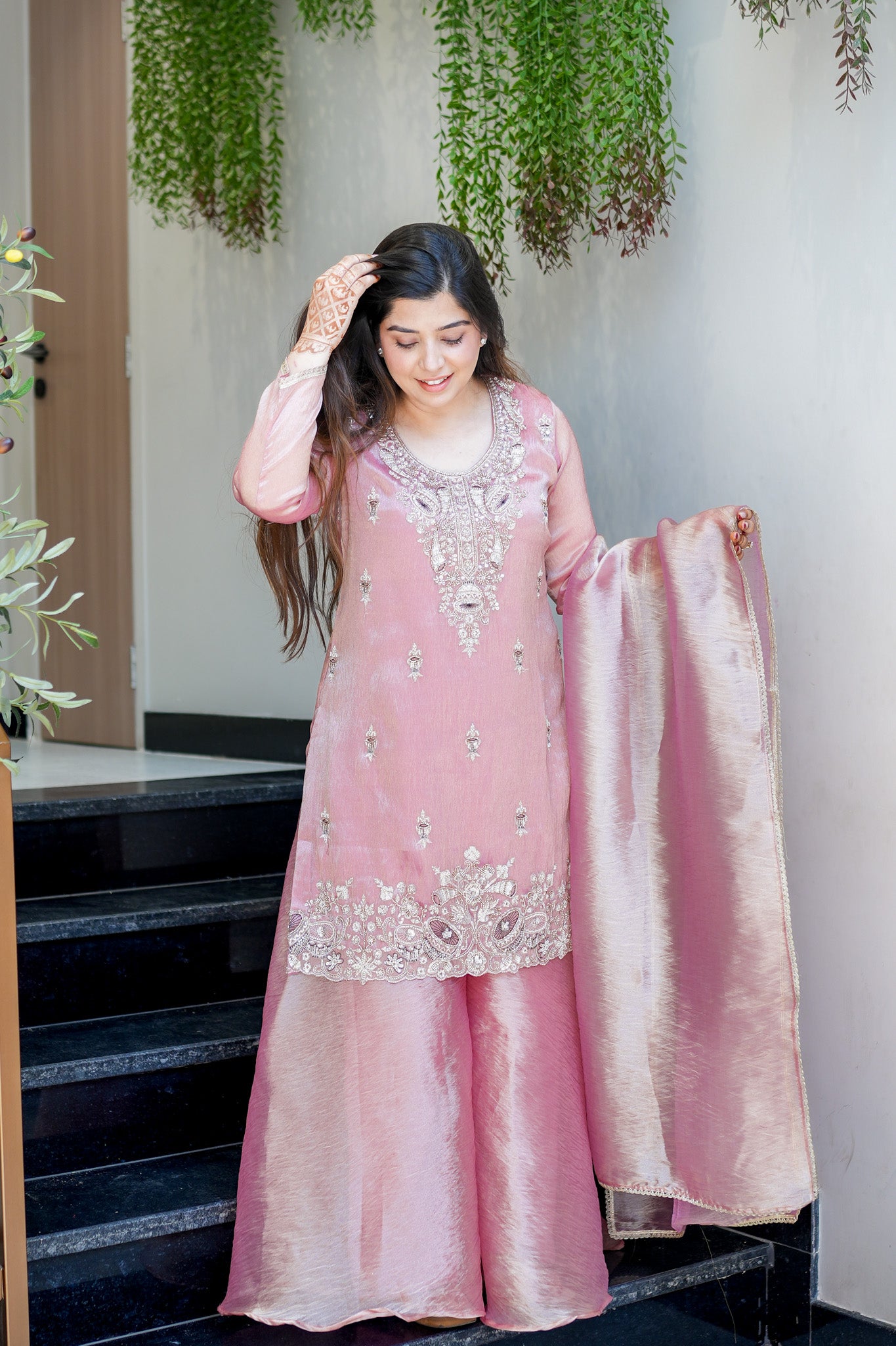 Urmi Embroidered Garara Suit Set