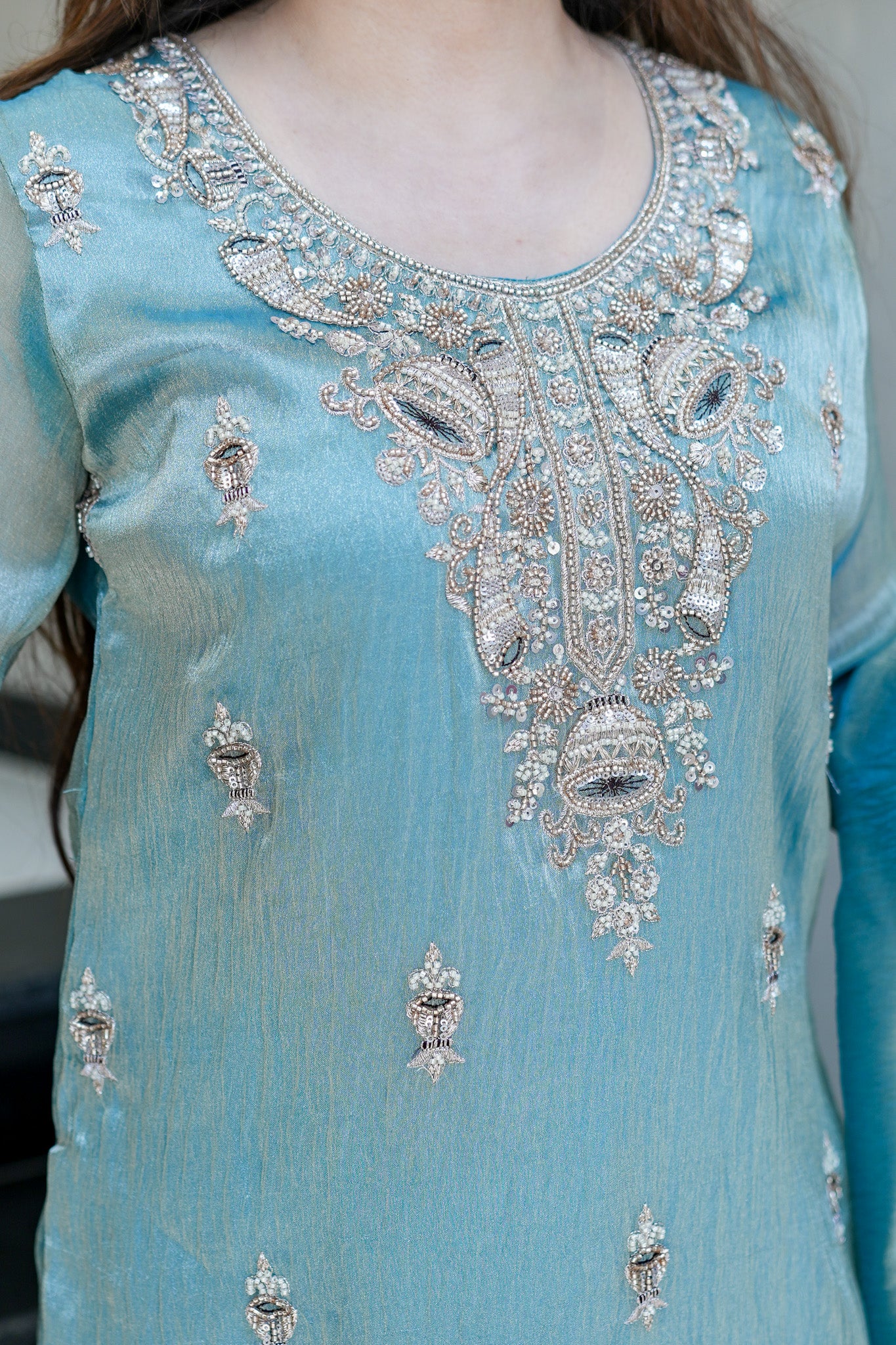 Urmi Embroidered Garara Suit Set