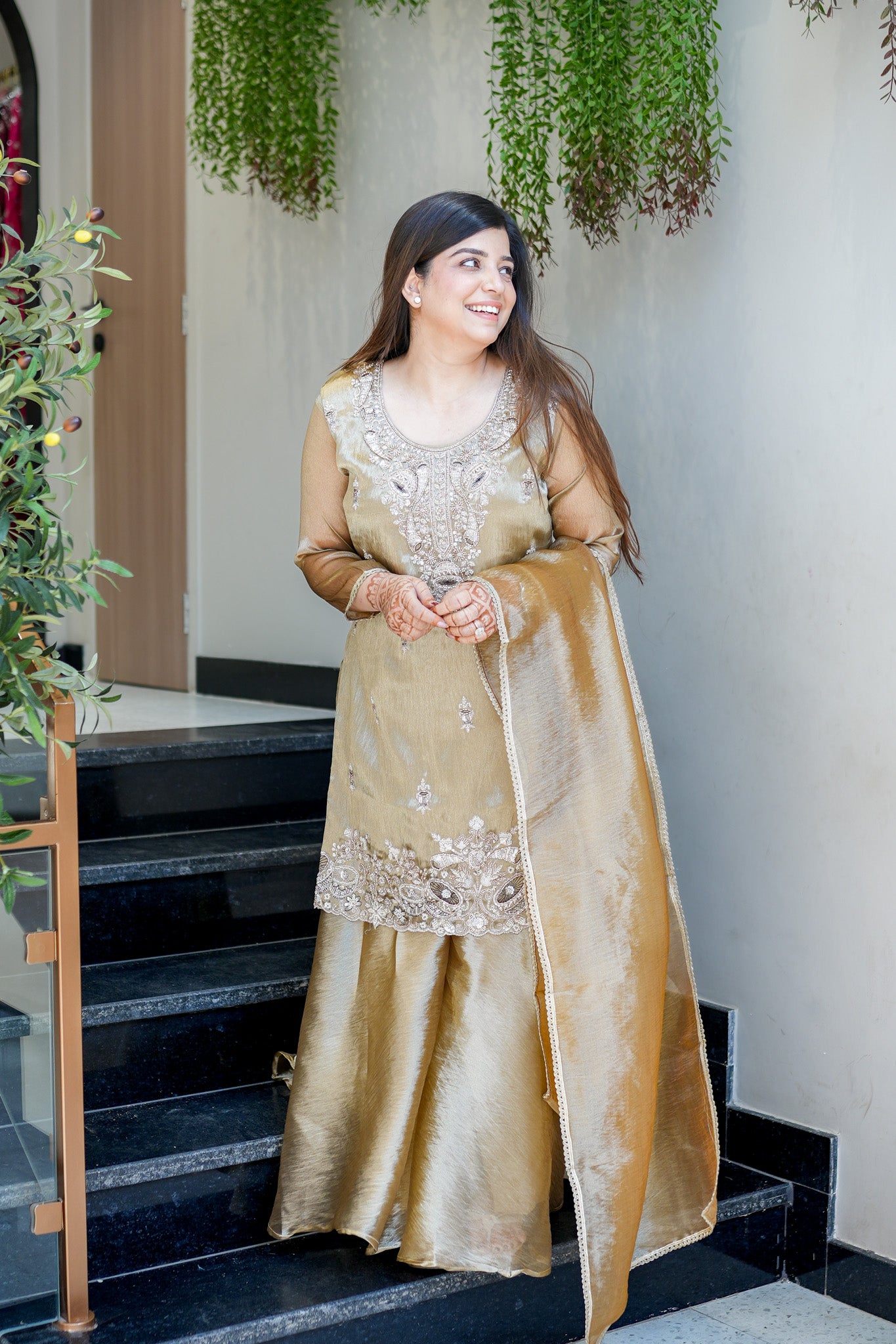 Urmi Embroidered Garara Suit Set