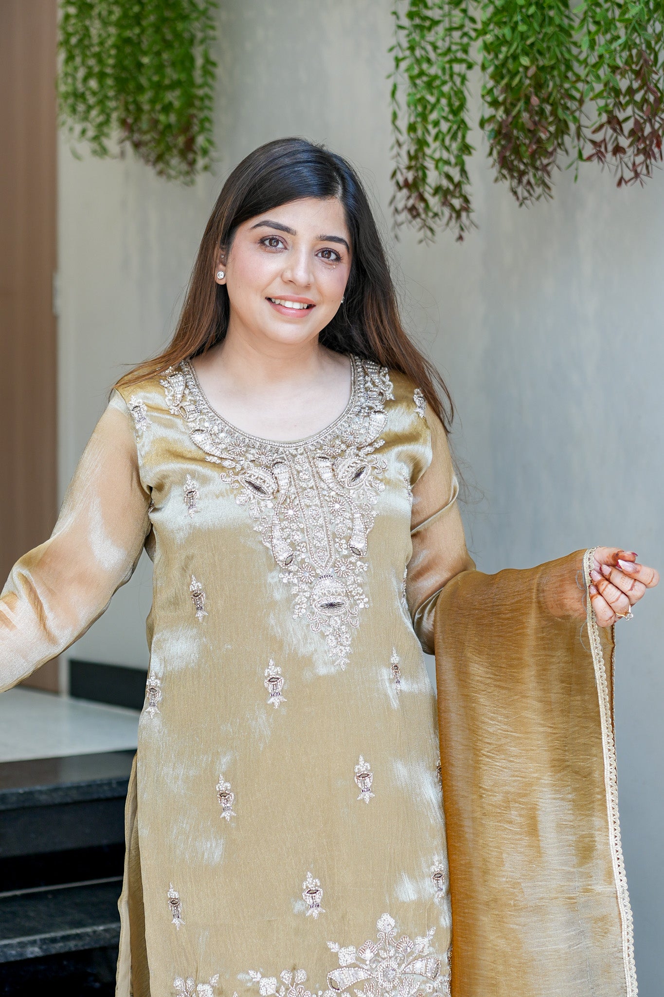Urmi Embroidered Garara Suit Set