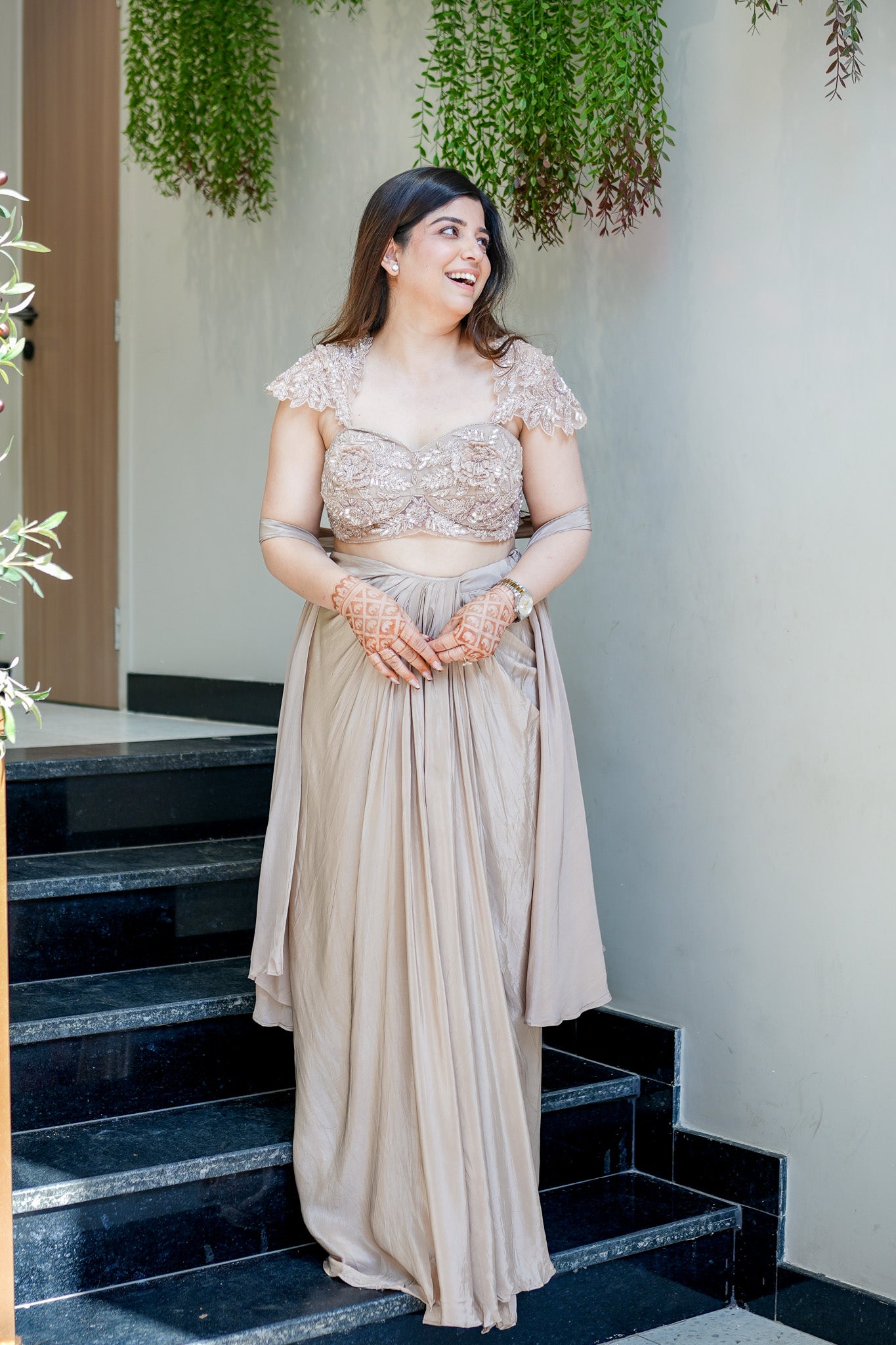 Padmika Hand Embroidered Indo Western