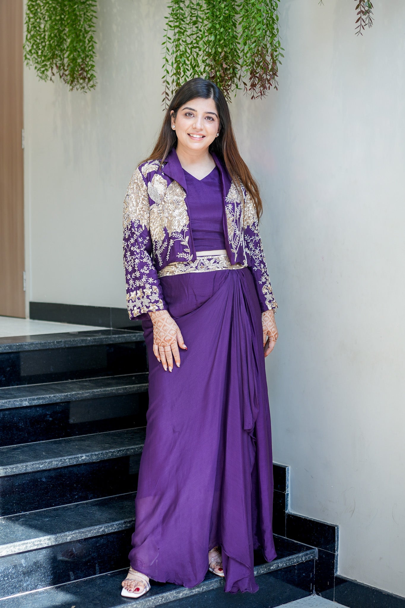 Lavika Embroidered Three Piece Set