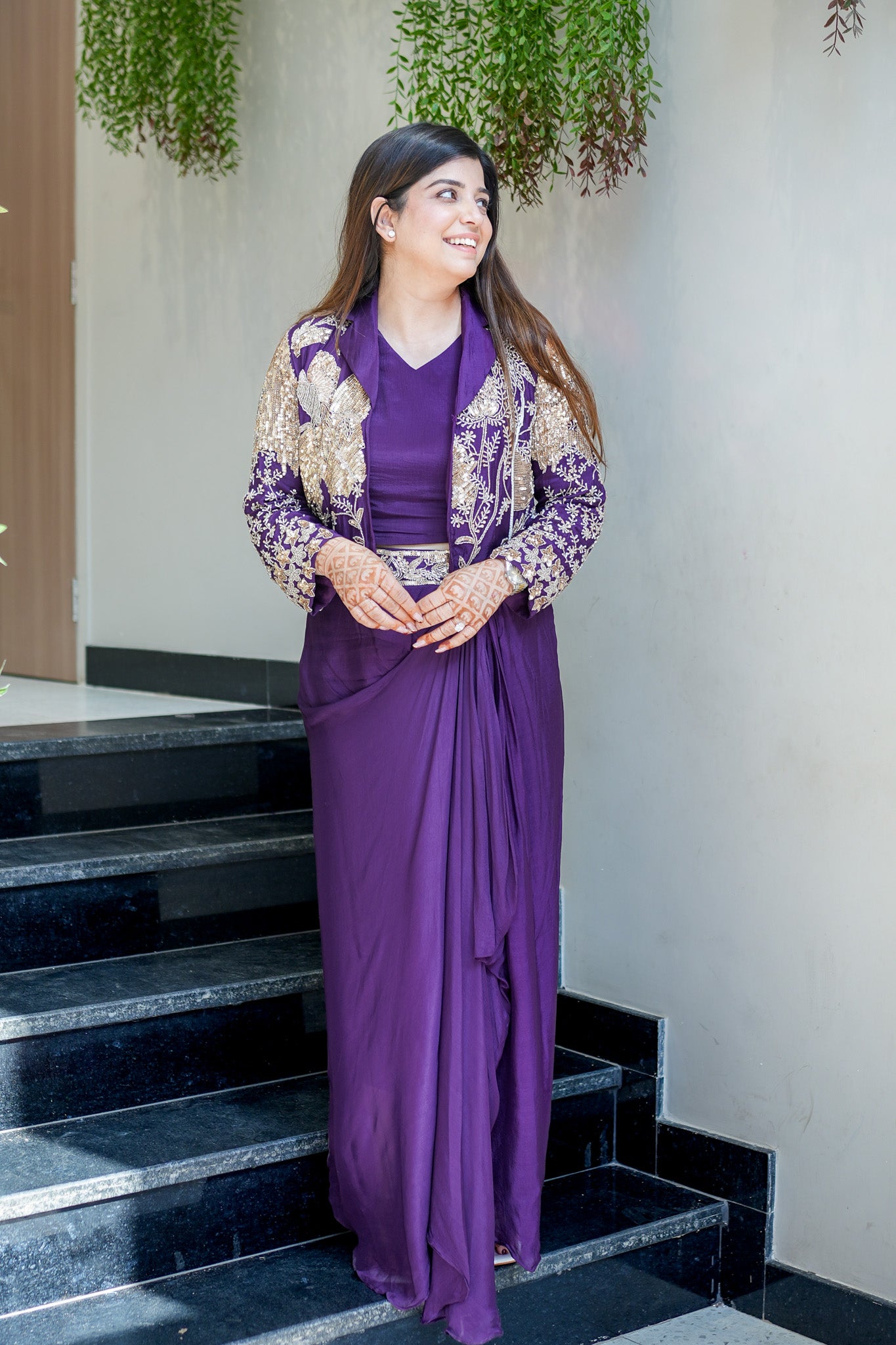 Lavika Embroidered Three Piece Set