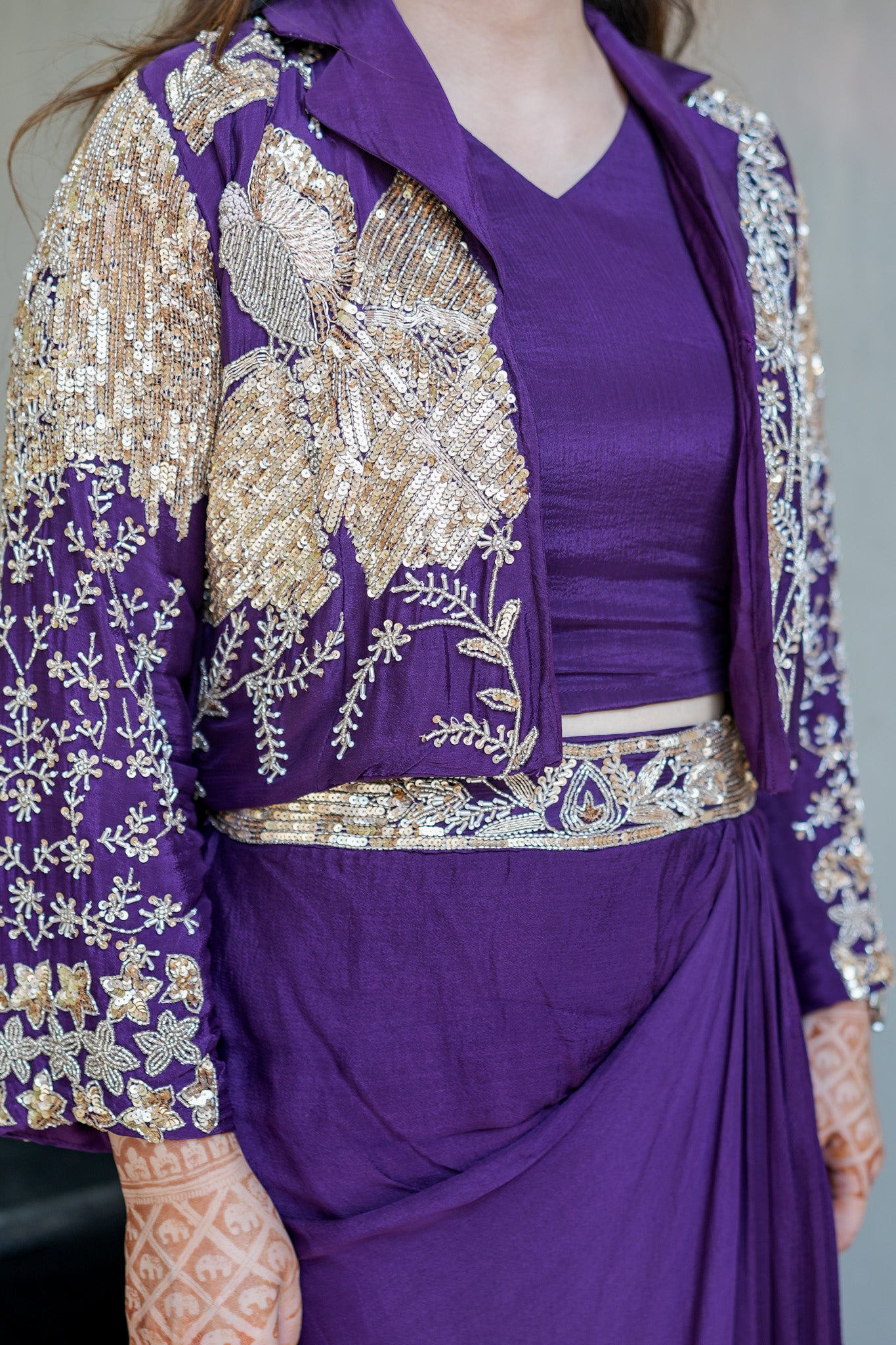 Lavika Embroidered Three Piece Set