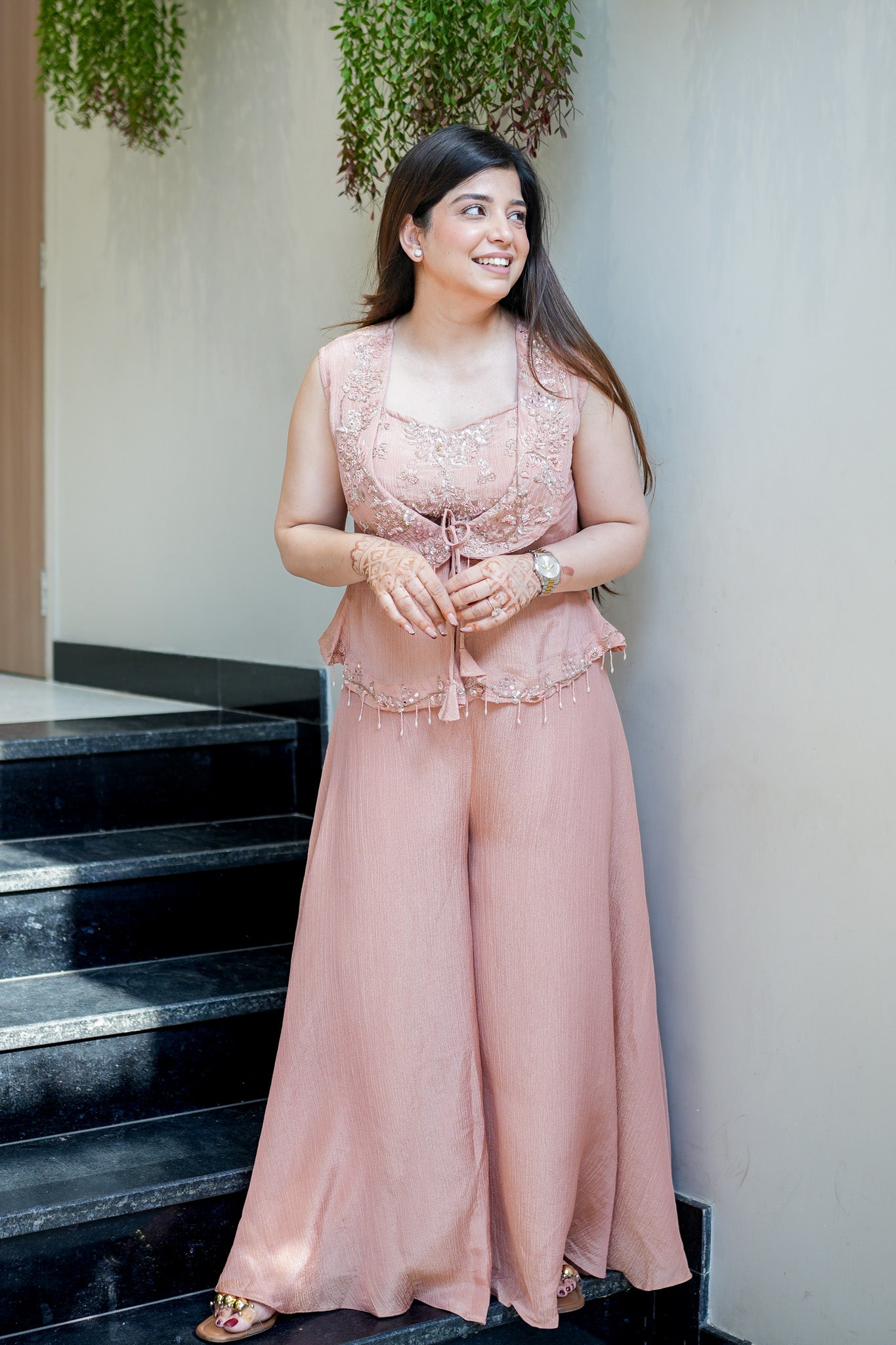 Amara Embroidered Indo Western