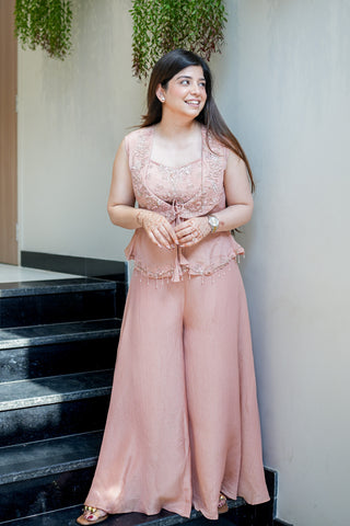 Amara Embroidered Indo Western